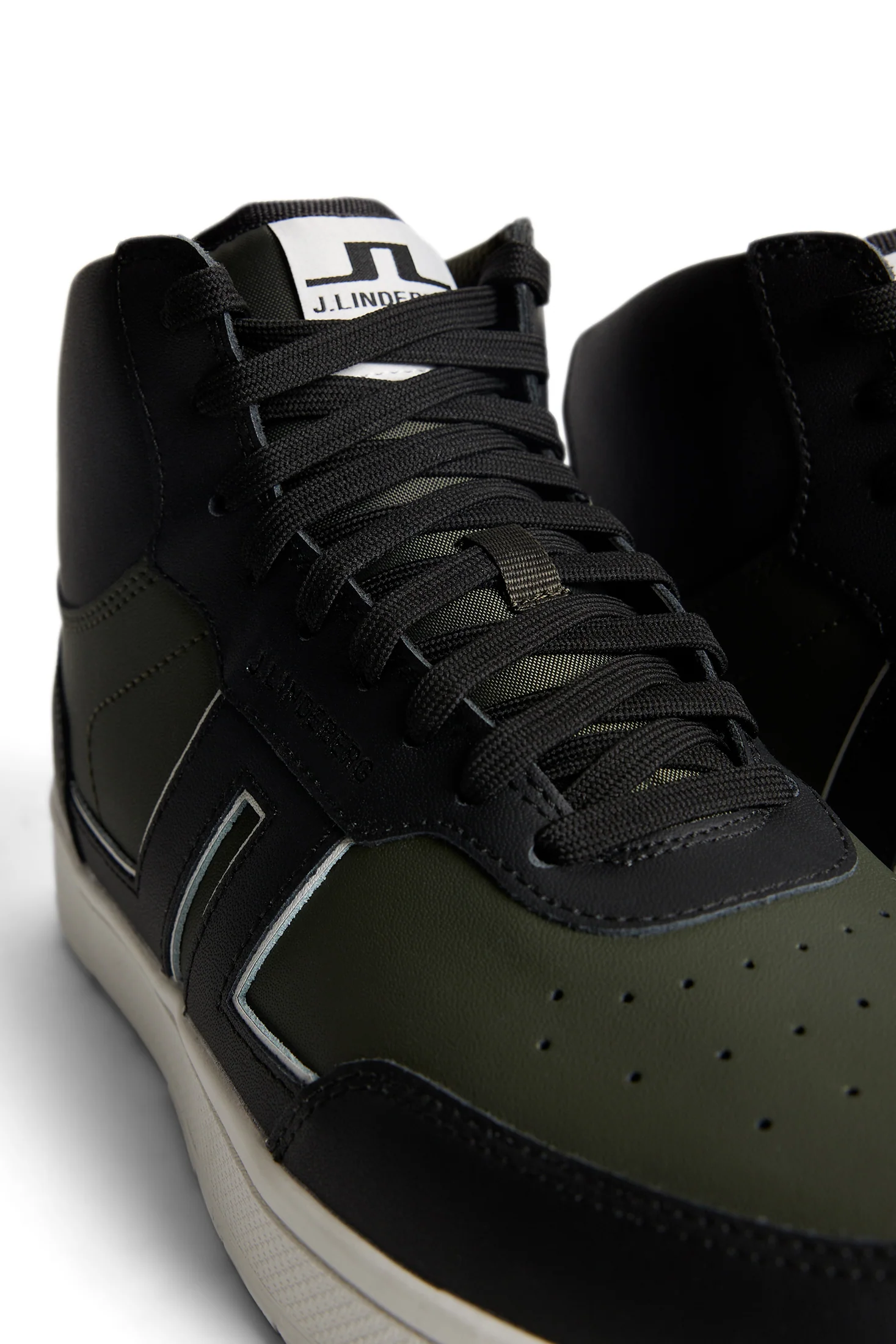 Ace High-Top Golf Sneaker W / Forest Green - Image 5