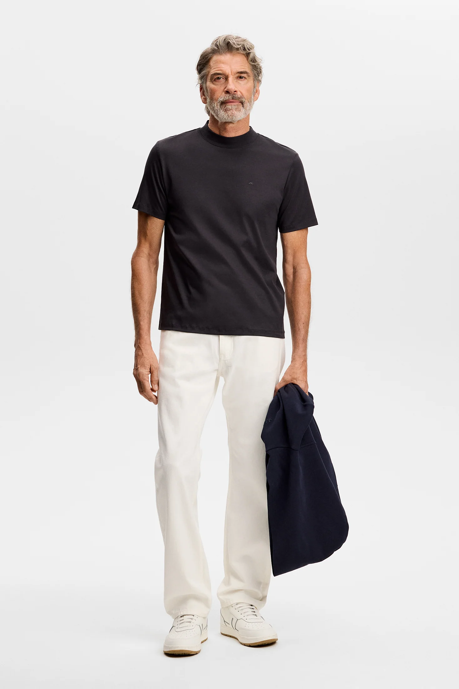 Ace Mock Neck T-Shirt / Black - Image 4