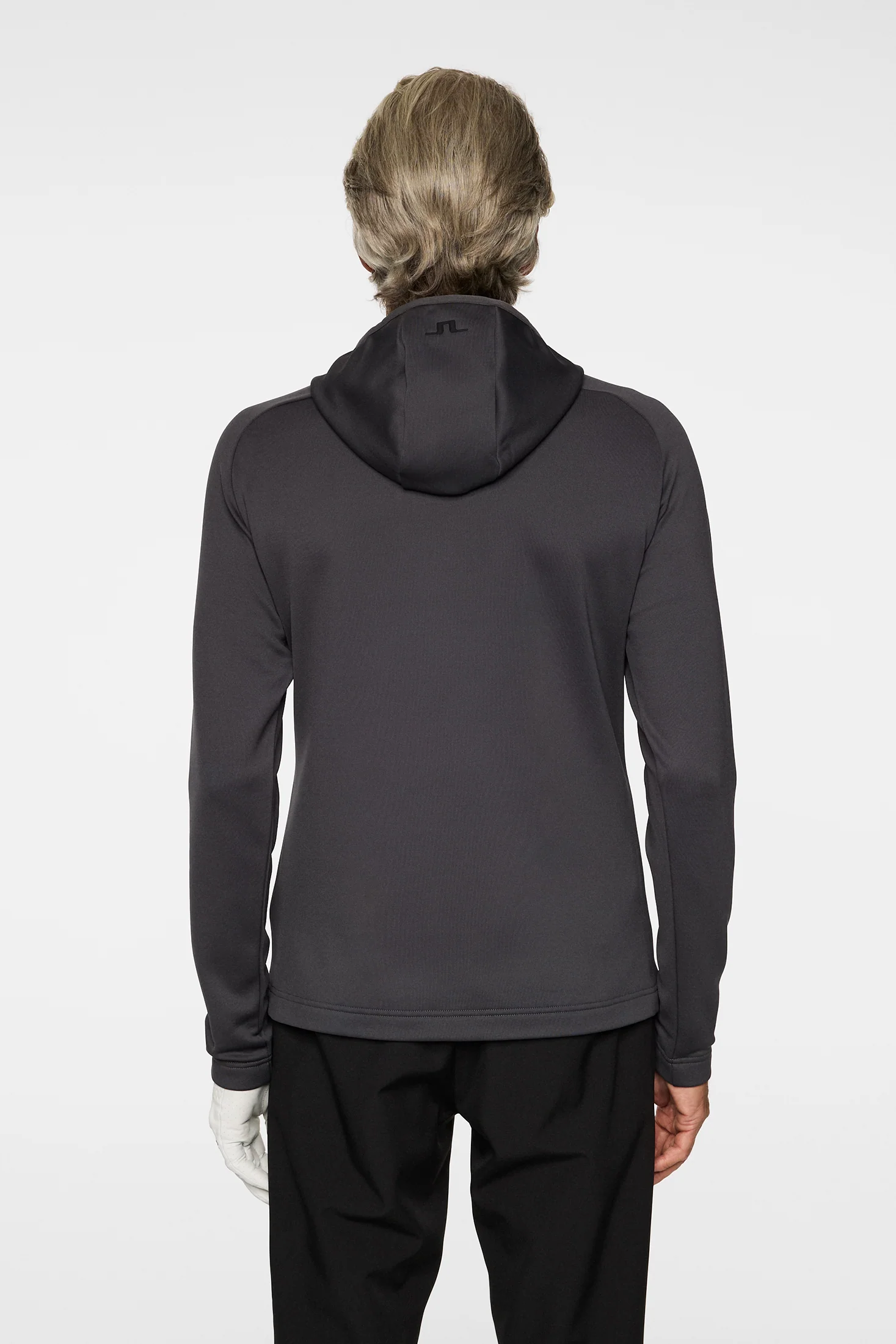 Adam Quarter Zip Hood / Asphalt - Image 3