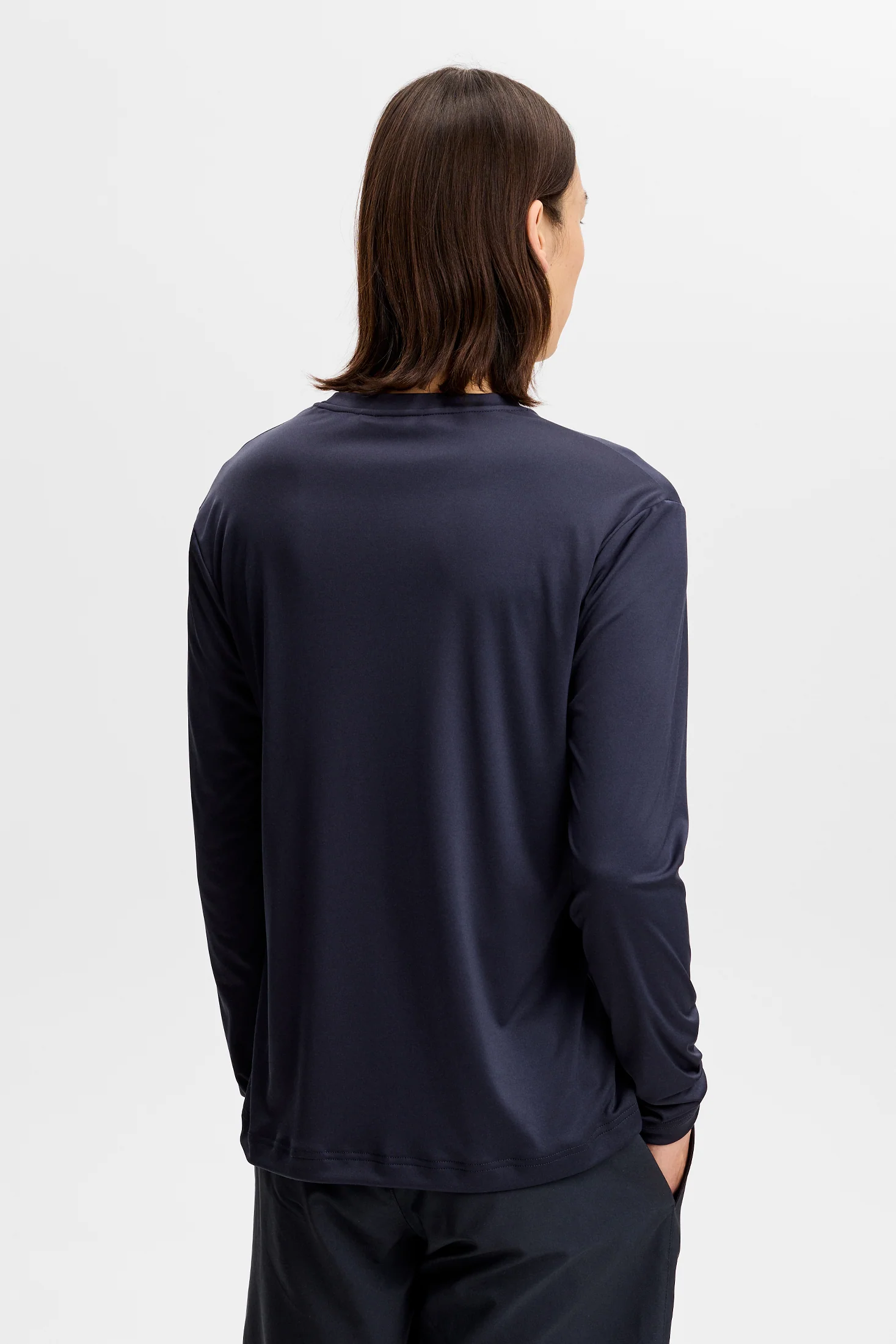 Ade T-shirt LS / JL Navy - Image 3