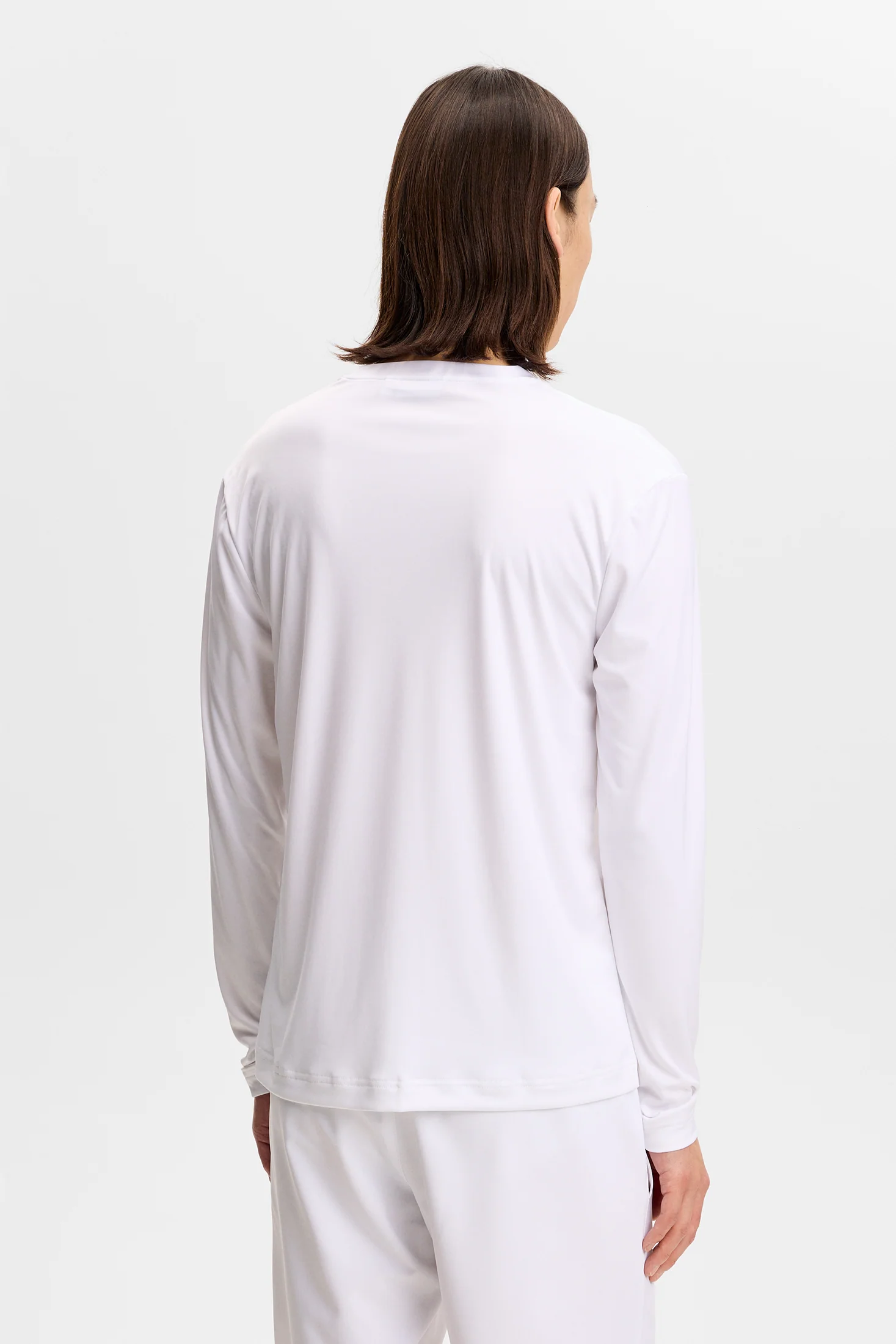 Ade T-shirt LS / White - Image 3