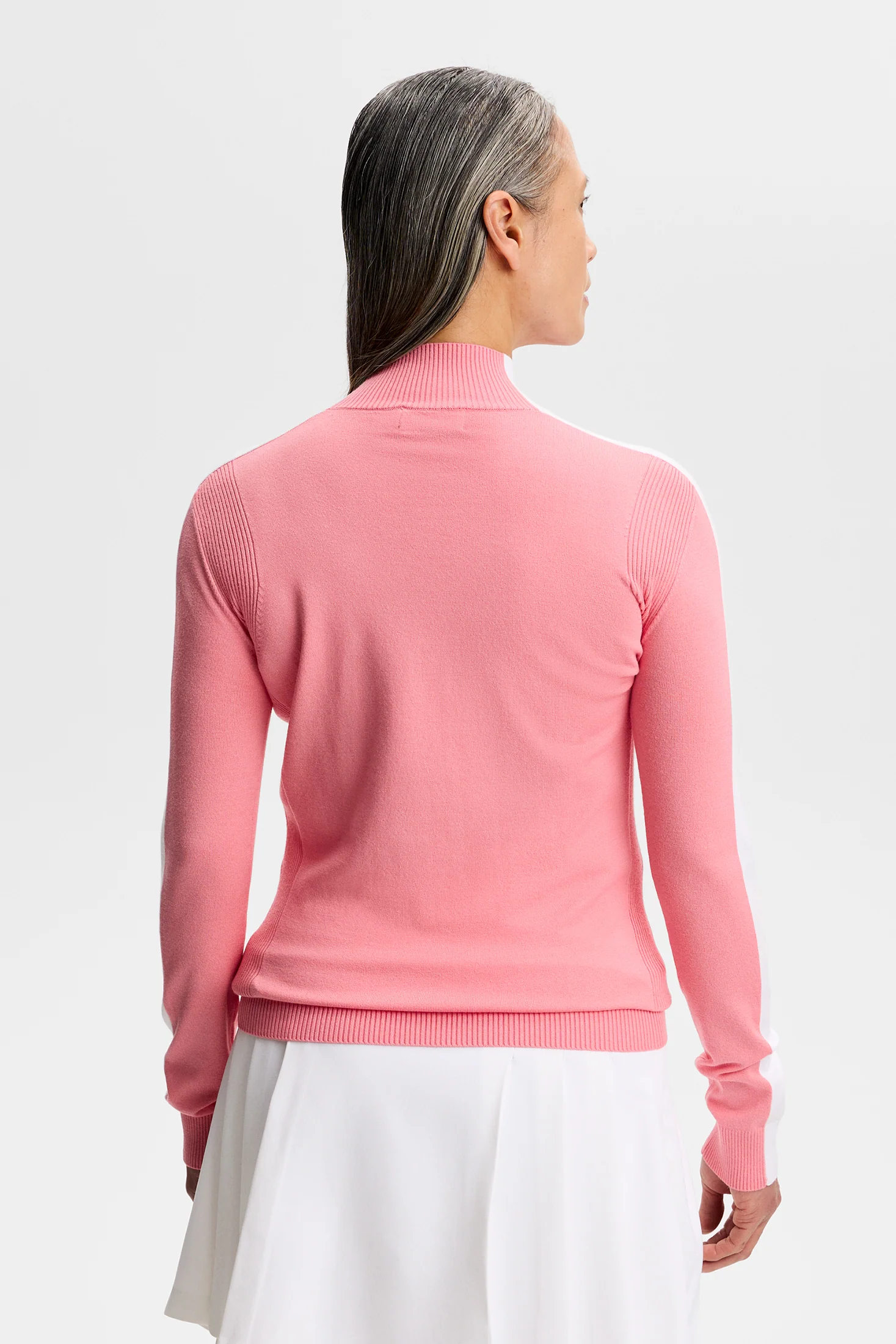 Adia Knitted Sweater / Flamingo Plume - Image 3
