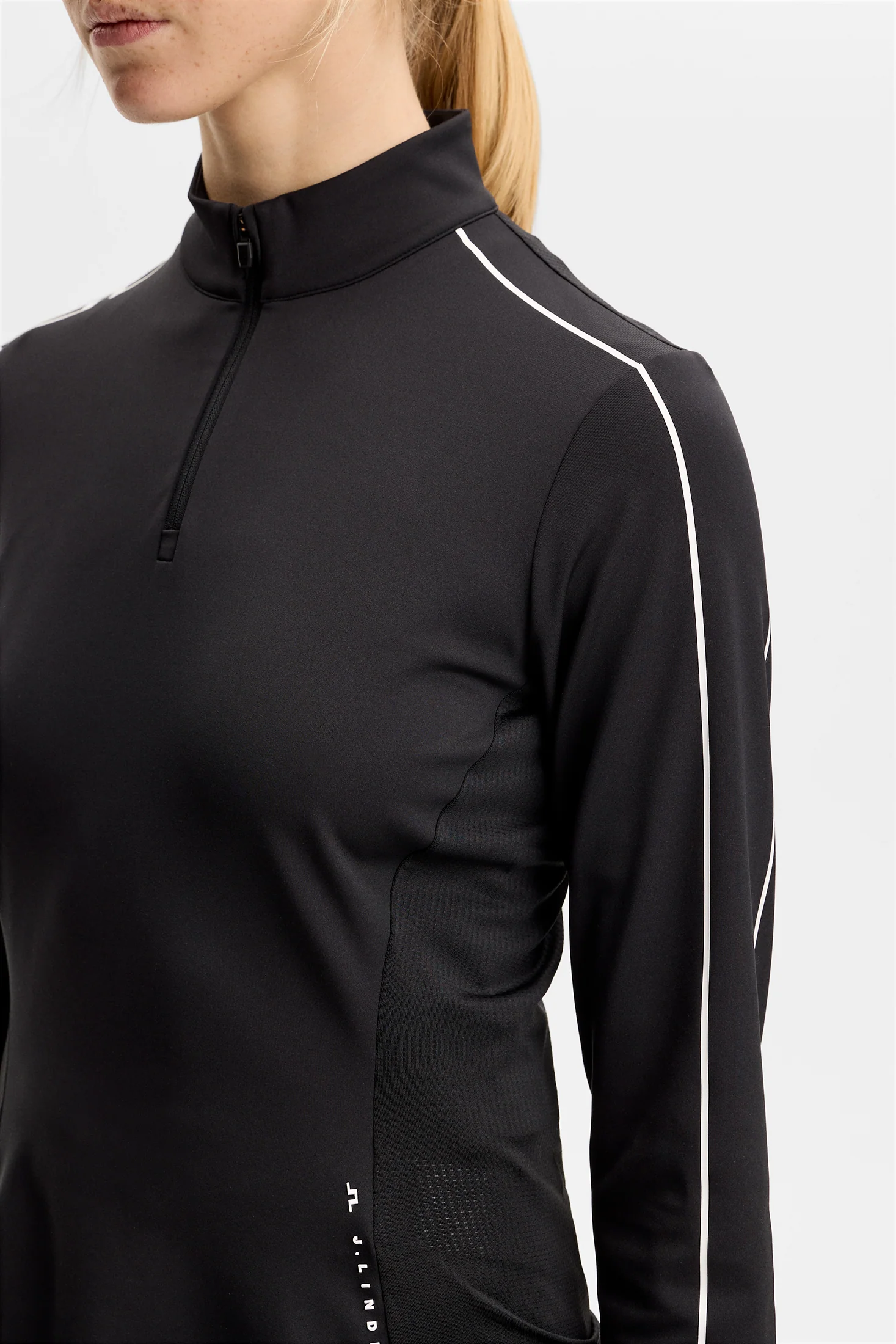 Adiola Quarter Zip Mid Layer / Black - Image 5