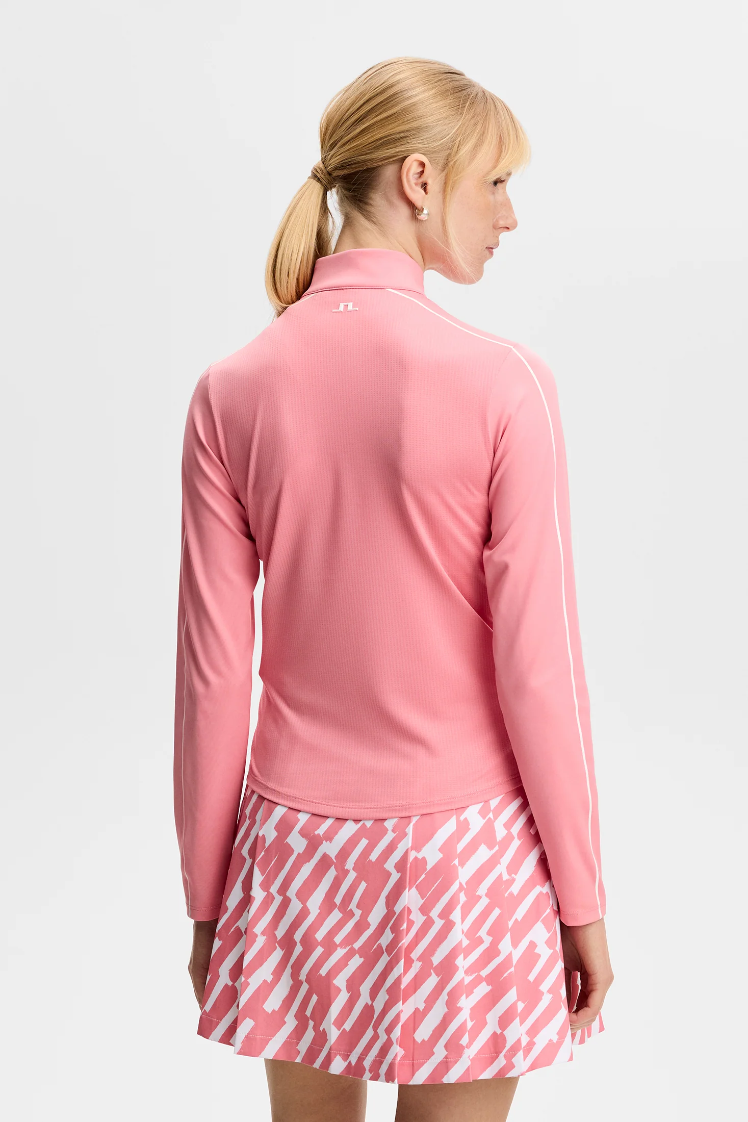 Adiola Quarter Zip Mid Layer / Flamingo Plume - Image 4