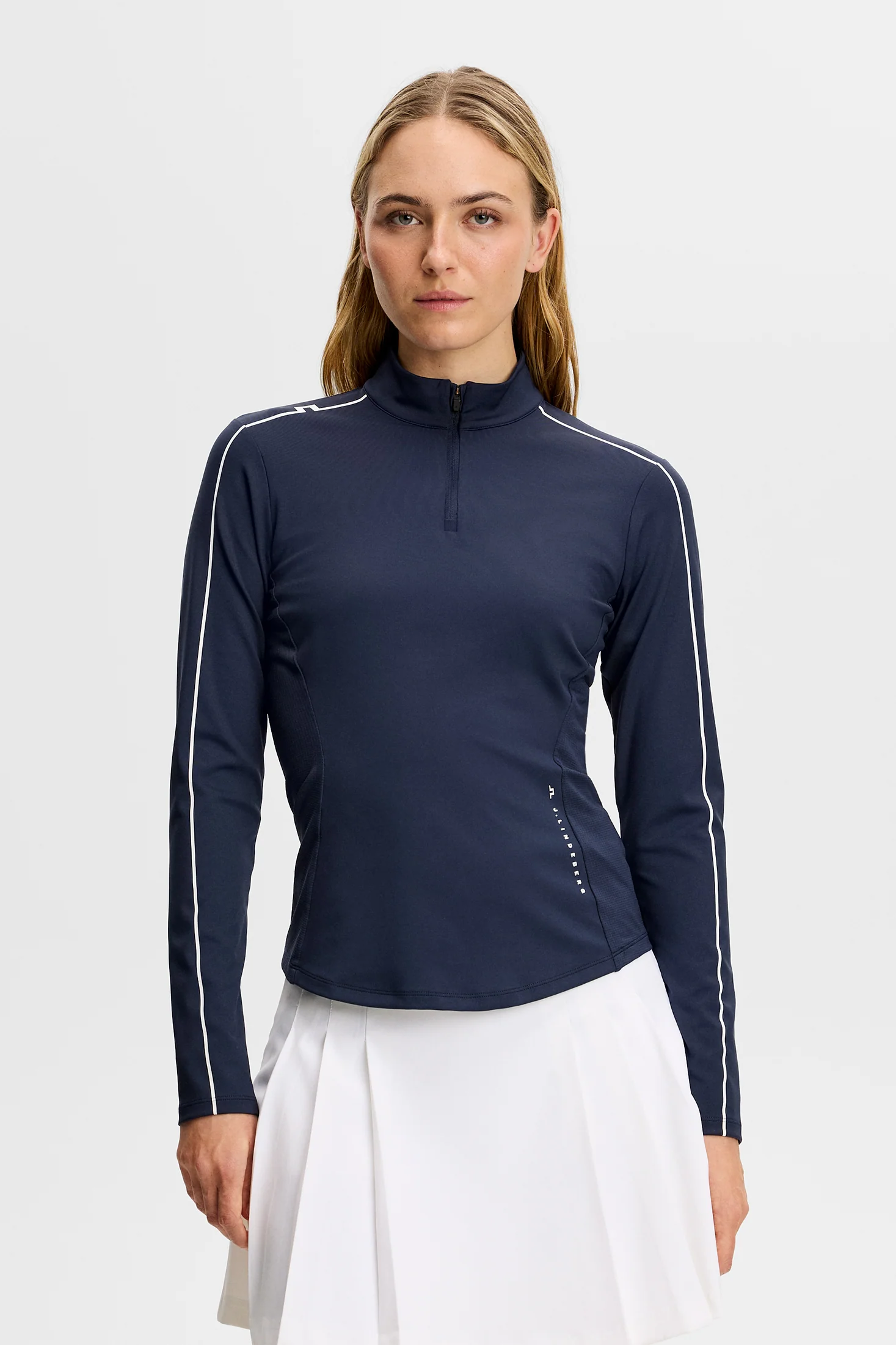 Adiola Quarter Zip Mid Layer / JL Navy - Image 2