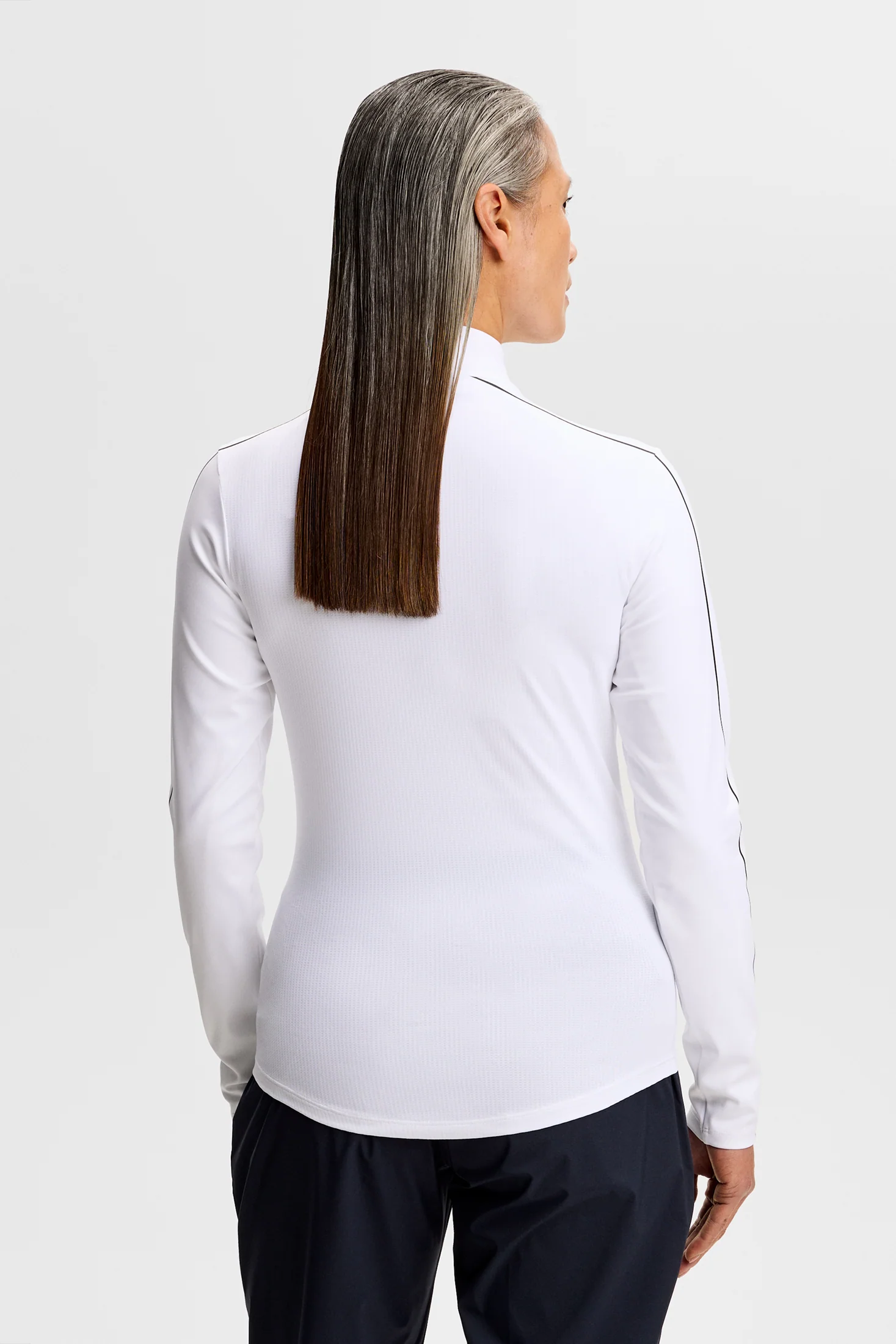 Adiola Quarter Zip Mid Layer / White - Image 3