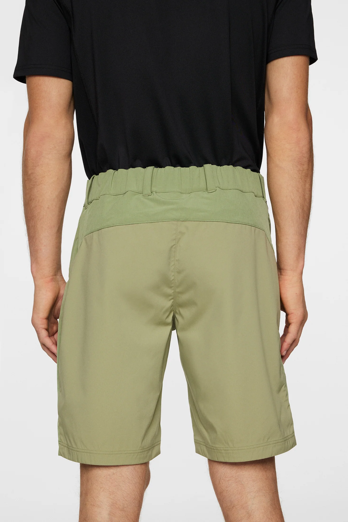 Adrian Softshell Shorts / Oil Green - Image 6