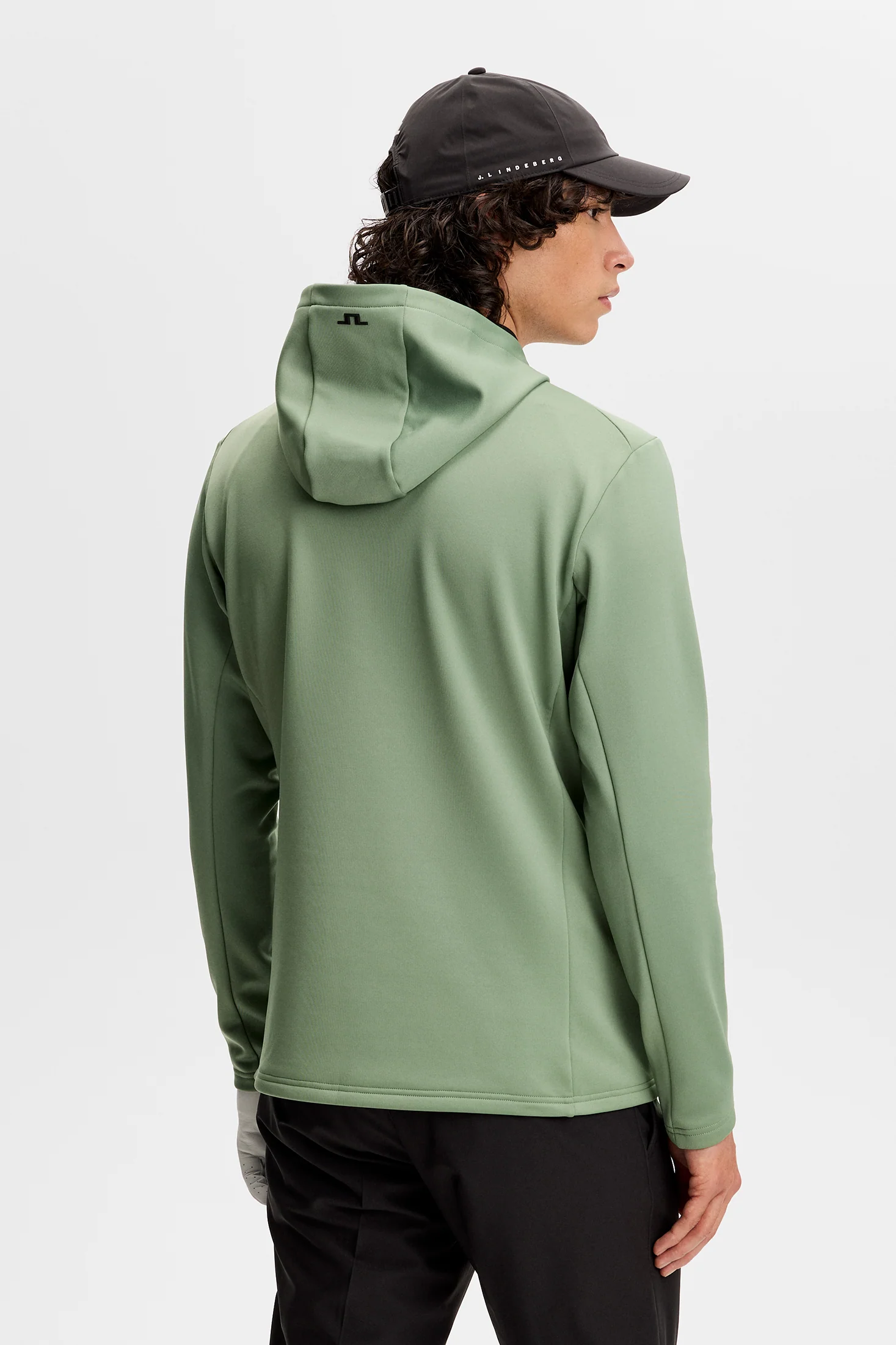 Aerial Quarter Zip Hood / Hedge Green - Image 3