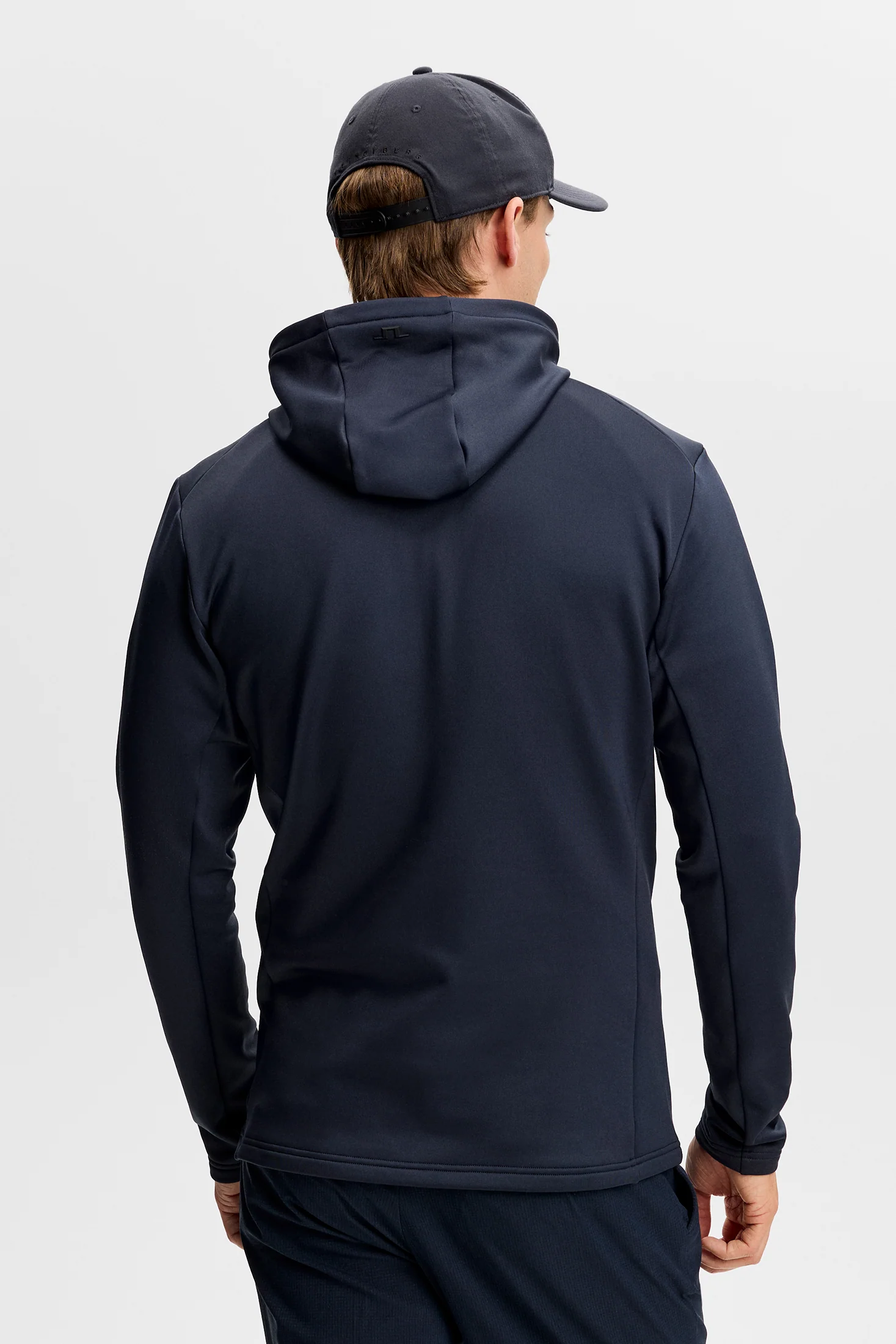 Aerial Quarter Zip Hood / JL Navy - Image 3