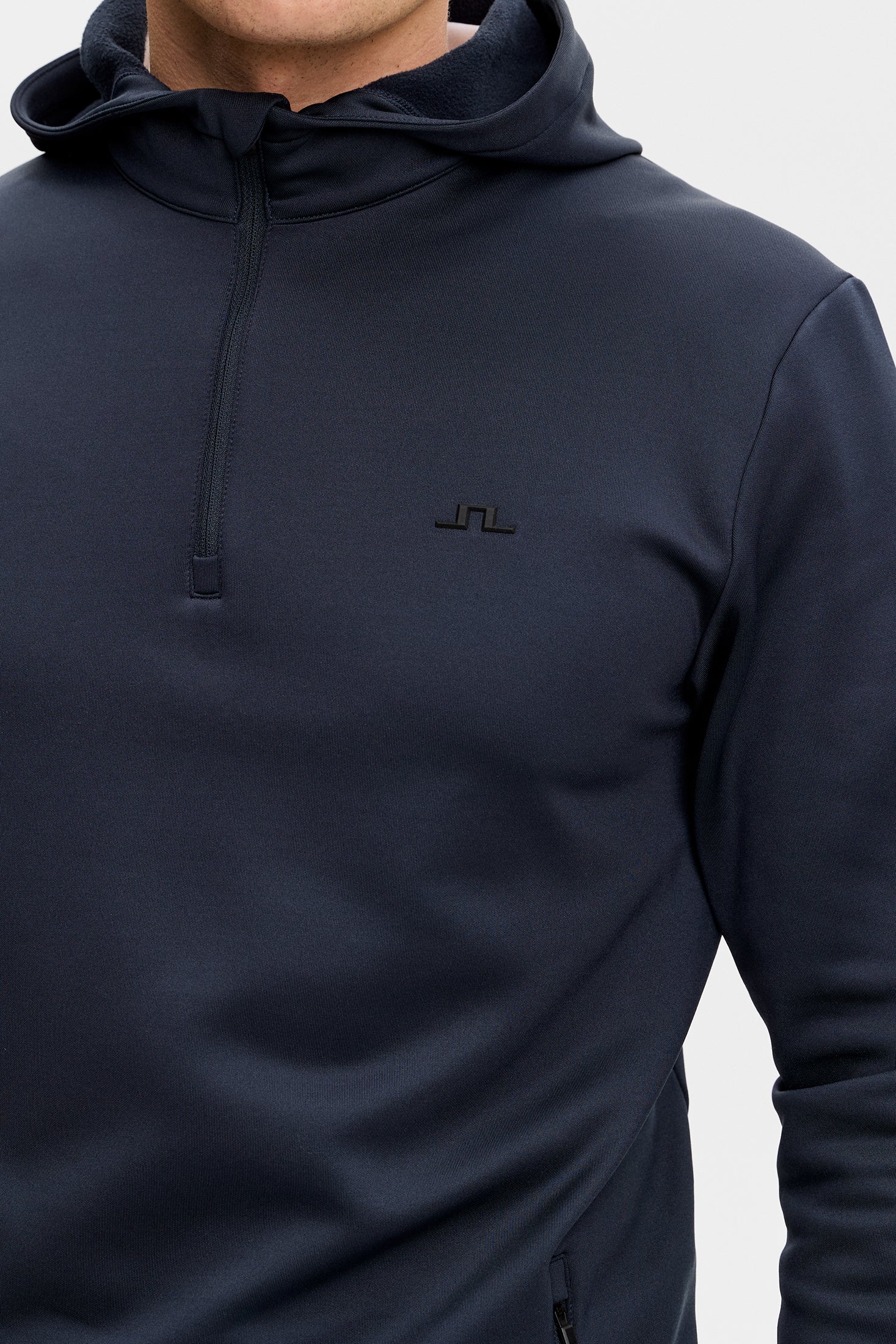 Aerial Quarter Zip Hood / JL Navy - Image 5