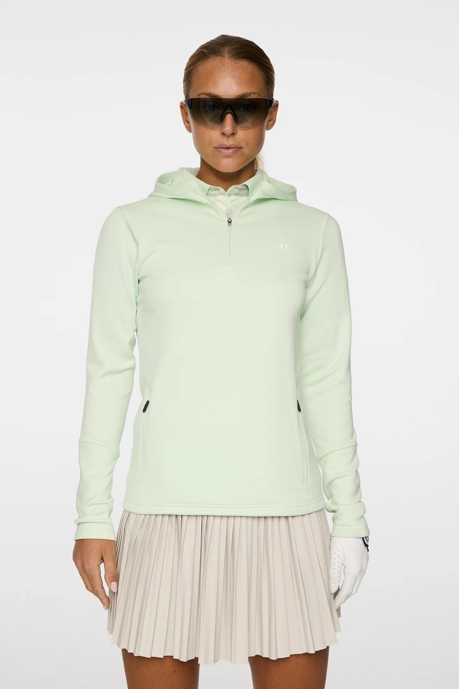 Aerialle Quarter Zip Hood / Ambrosia - Image 2