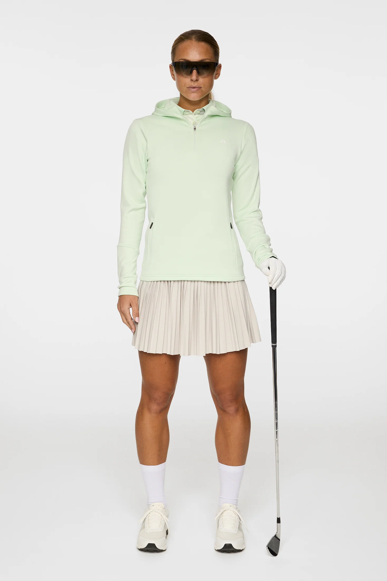 Aerialle Quarter Zip Hood / Ambrosia - Image 4
