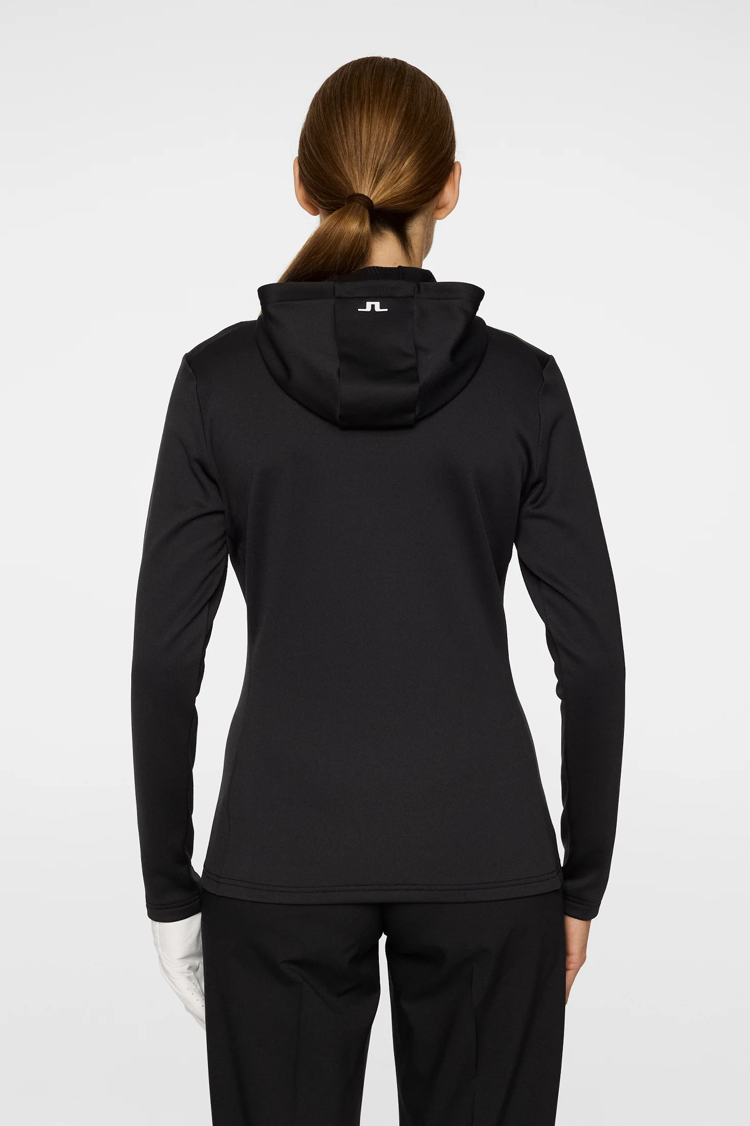 Aerialle Quarter Zip Hood / Black - Image 3