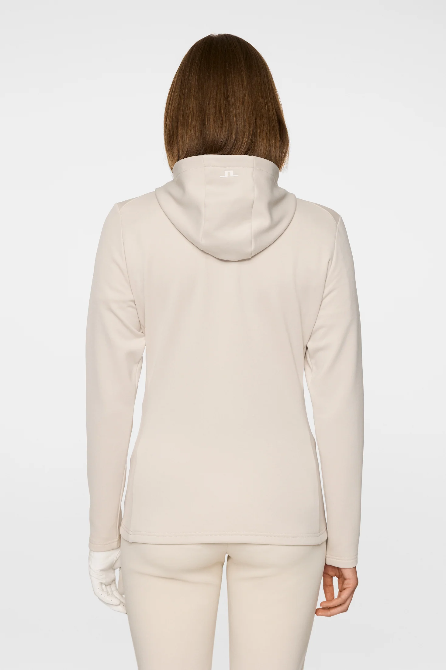 Aerialle Quarter Zip Hood / Moonbeam - Image 3