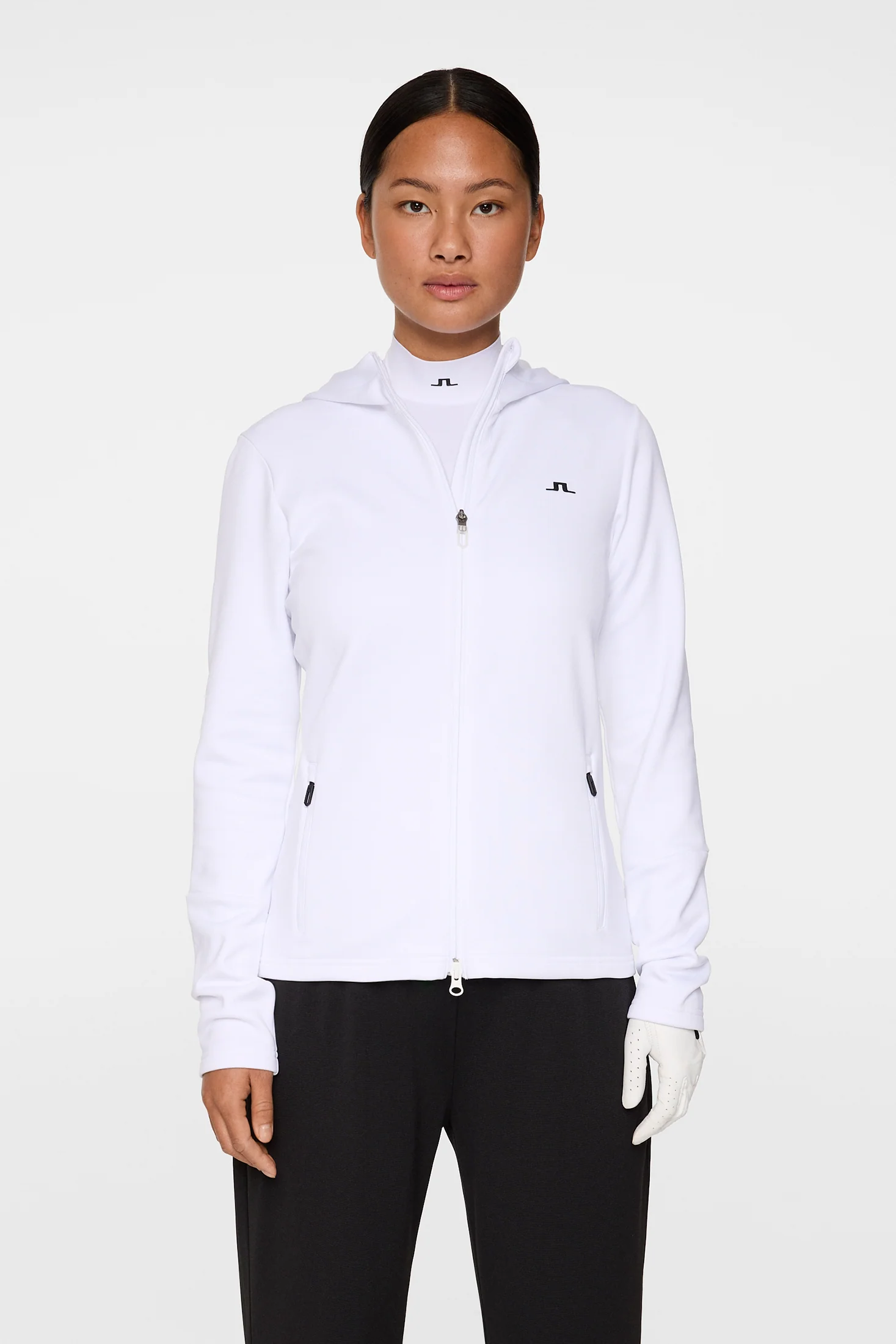 Aerialle Zip Hood / White - Image 3