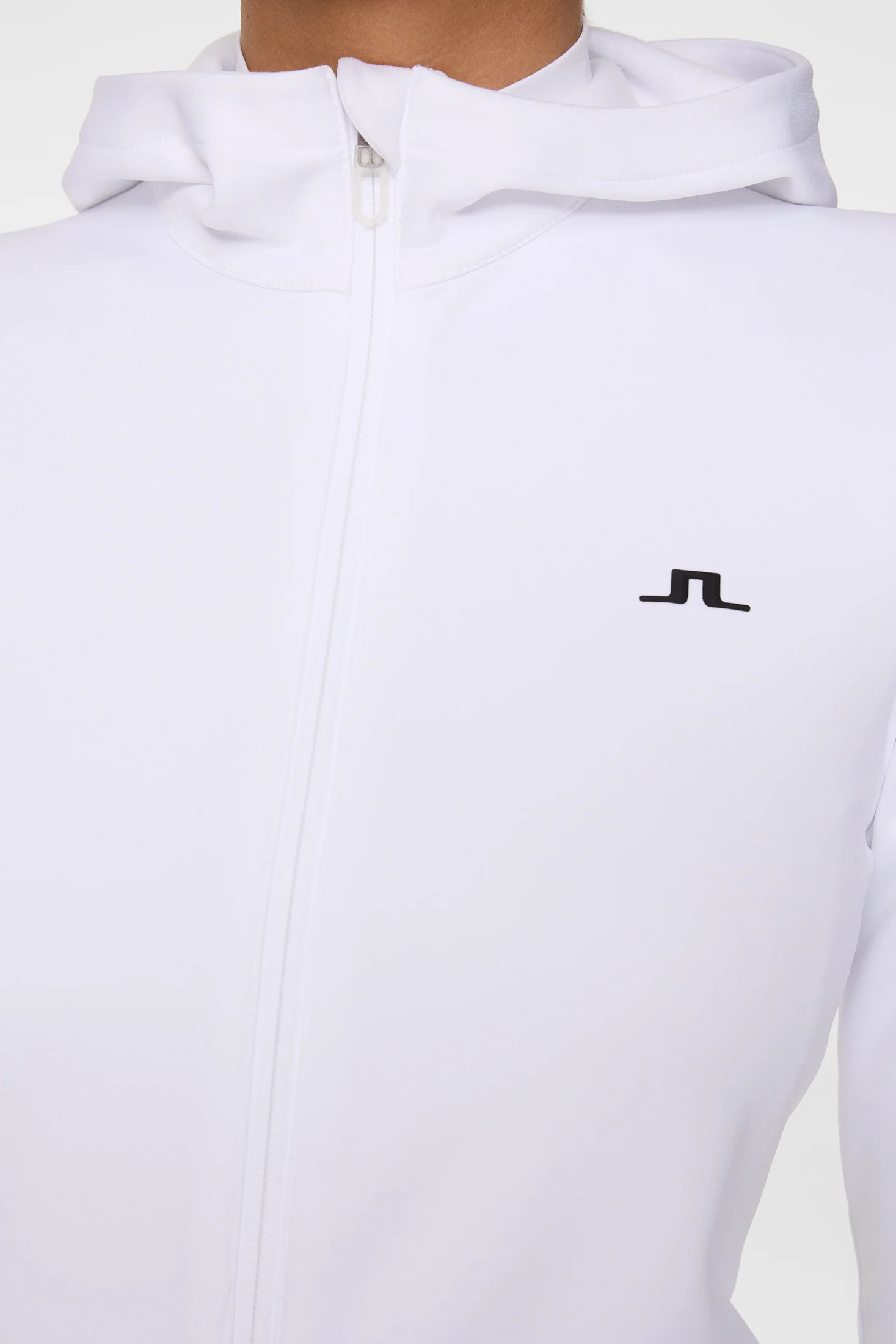 Aerialle Zip Hood / White - Image 7