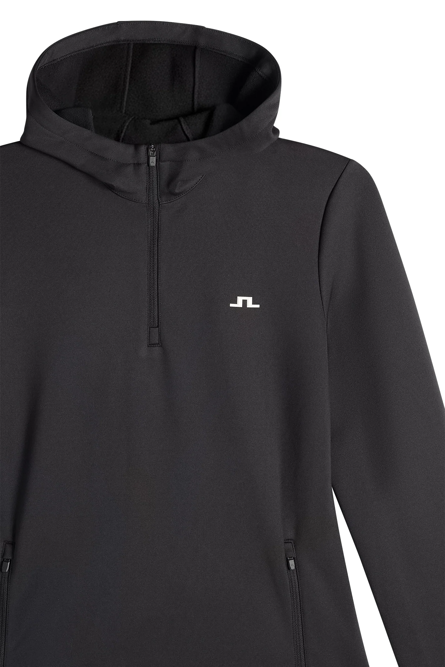 Aerielle Quarter Zip Hood / Black - Image 6