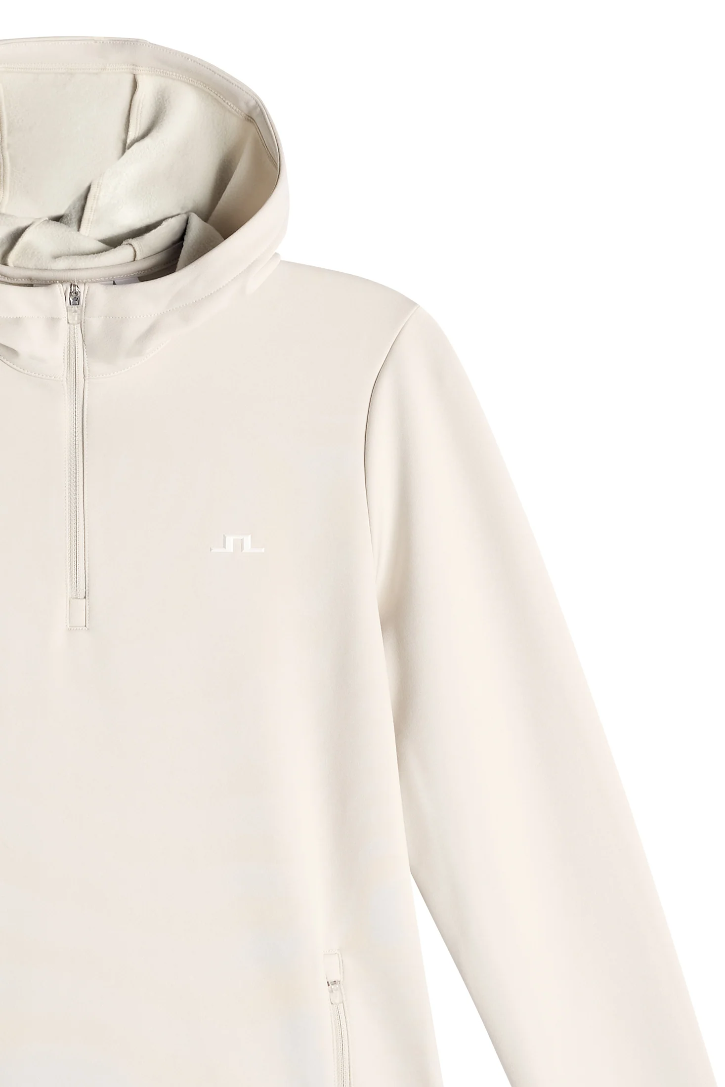 Aerielle Quarter Zip Hood / Moonbeam - Image 5