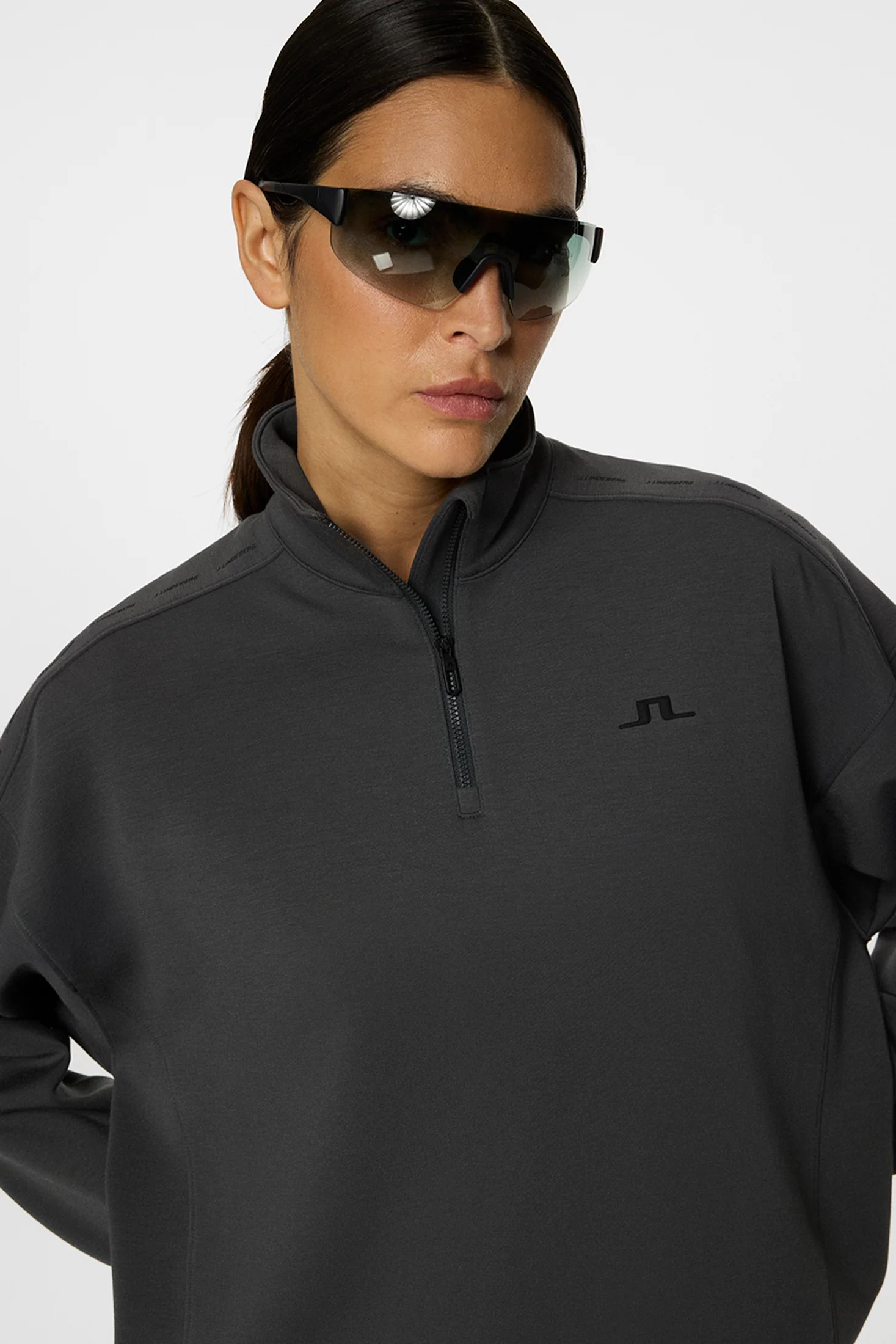 Airy Zip Sweatshirt / Asphalt - Image 5