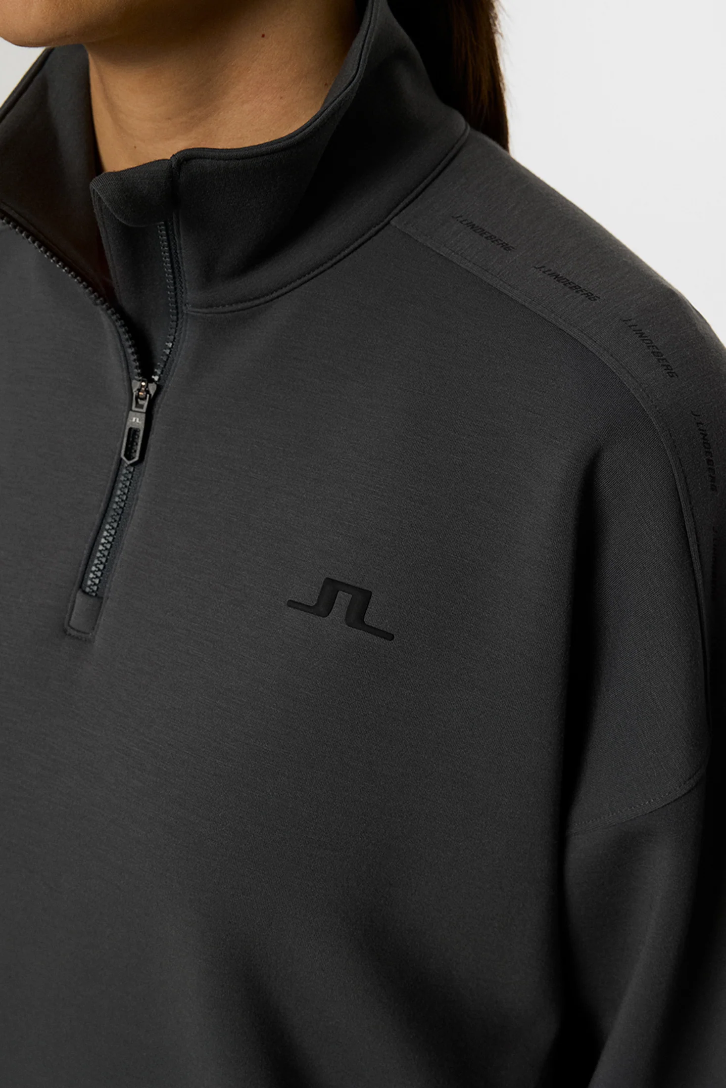 Airy Zip Sweatshirt / Asphalt - Image 6