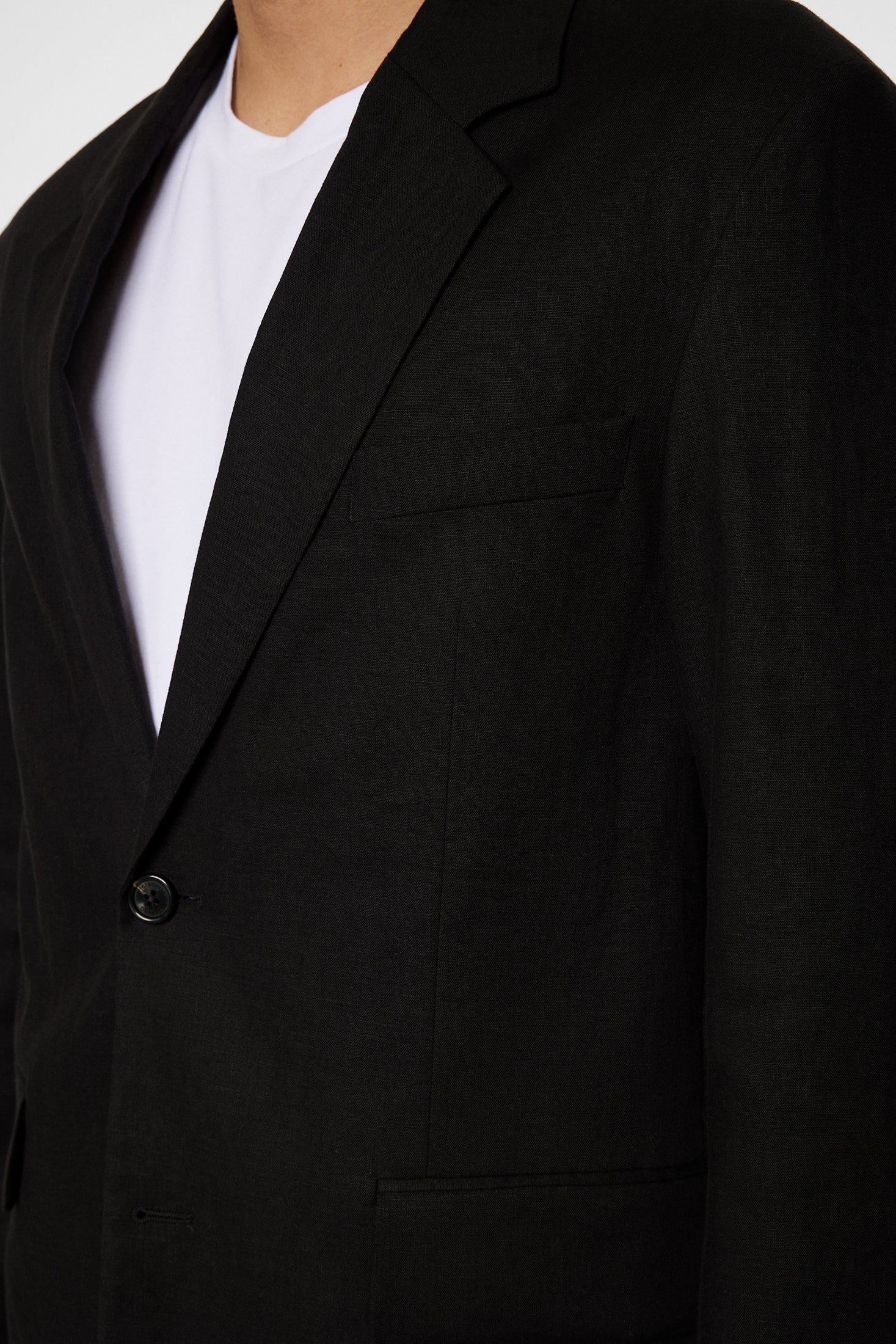 Alban U Super Linen Blazer / Black - Image 6