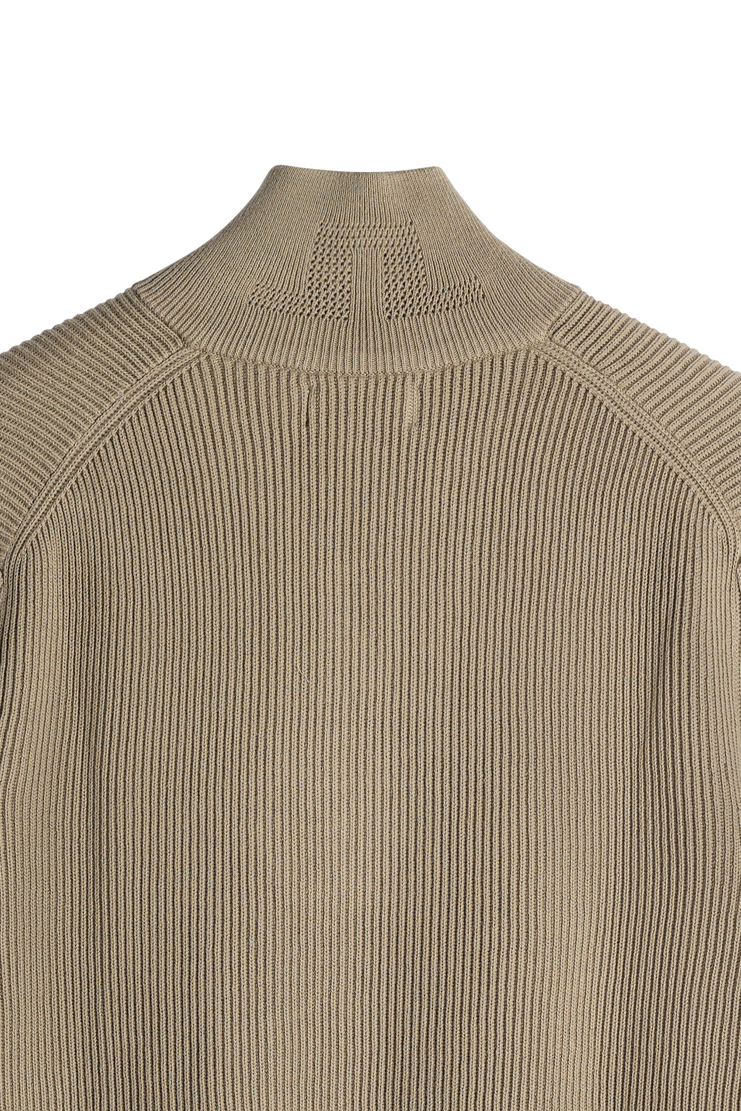Alex Half Zip Knitted Sweater / Brindle - Image 8