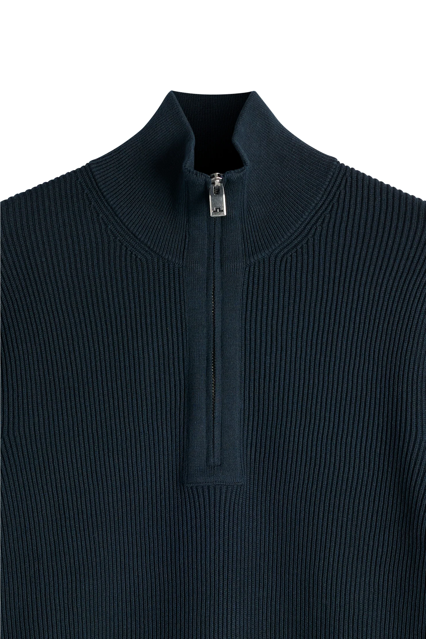 Alex Half Zip Knitted Sweater / JL Navy - Image 7