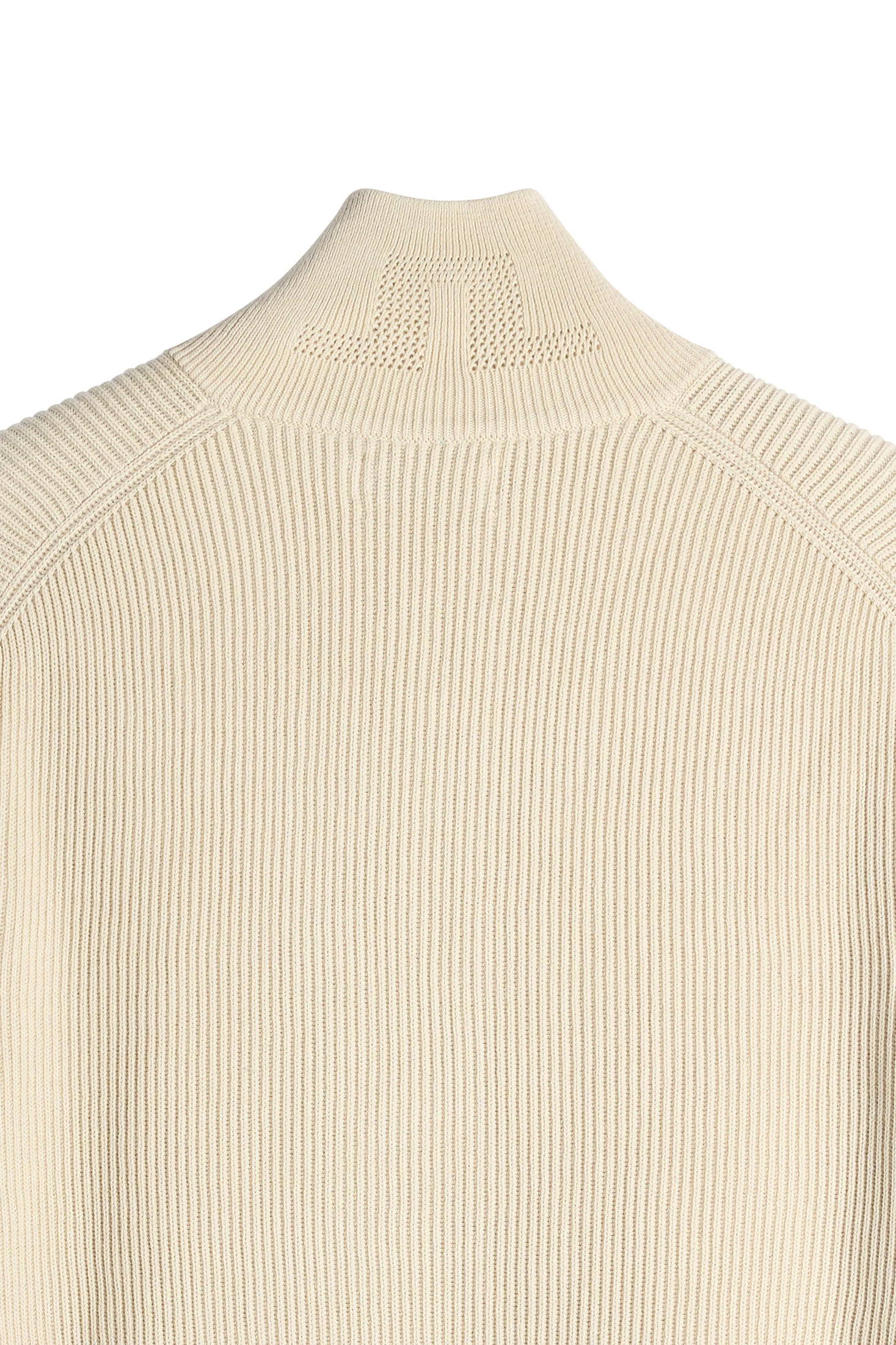 Alex Half Zip Knitted Sweater / Moonbeam - Image 8