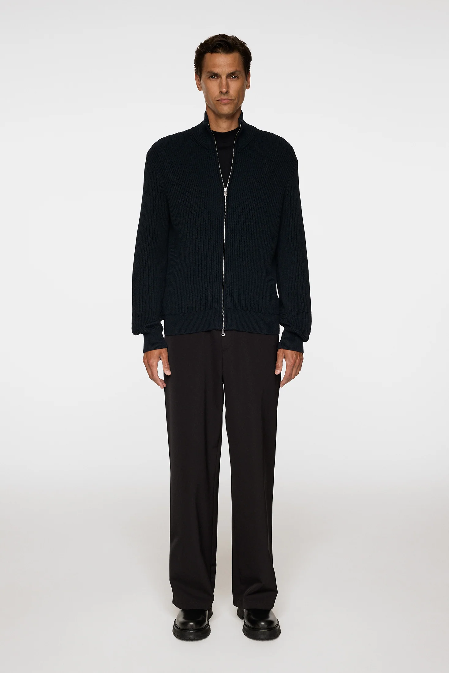 Alexis Full Zip Cardigan / JL Navy - Image 4