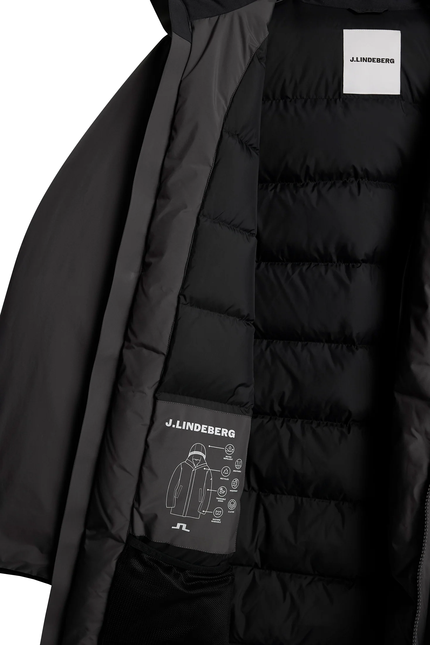 Alon 3L Down Parka / Asphalt - Image 2
