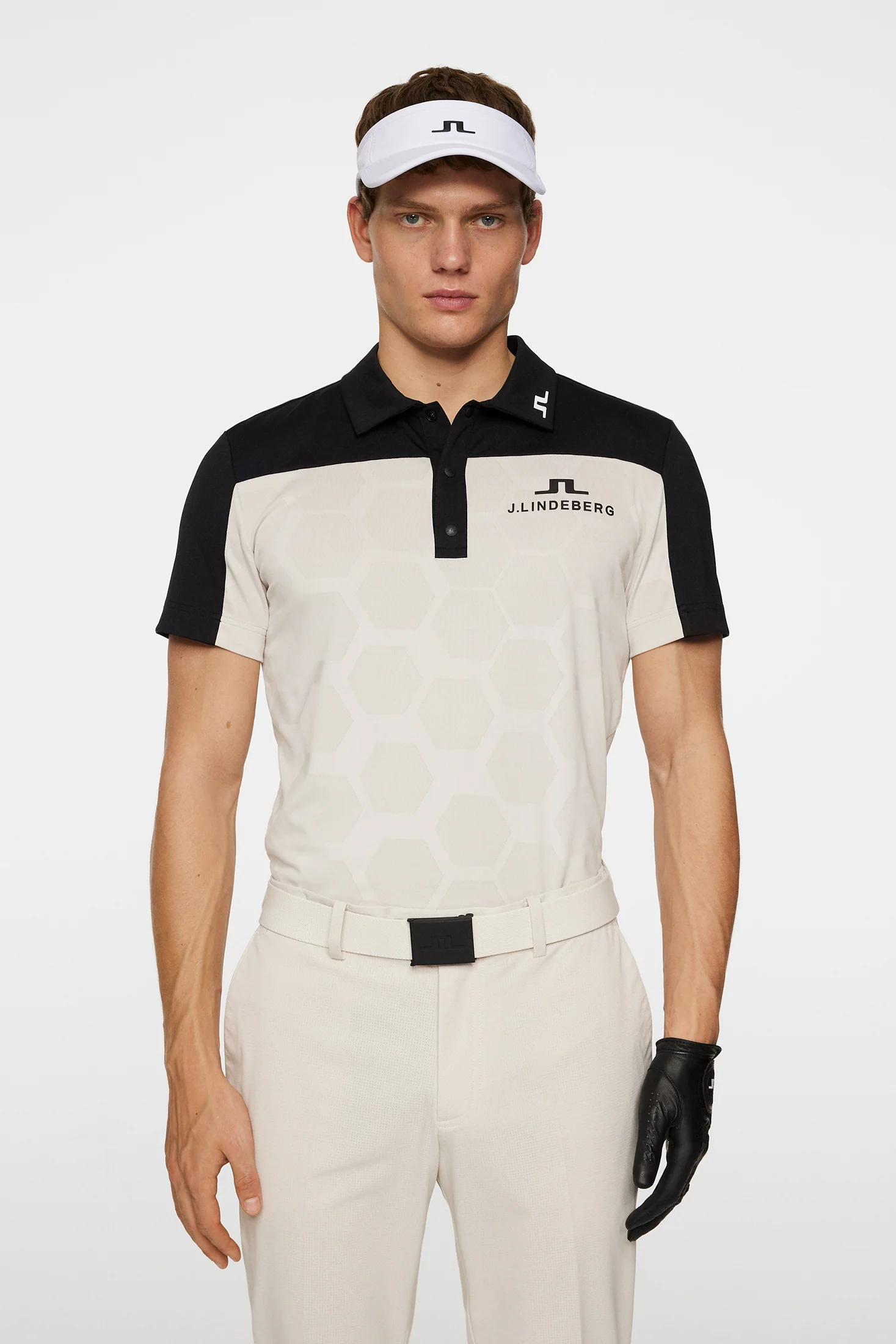 Anders Tour Mesh Slim Fit Polo / Black - Image 2