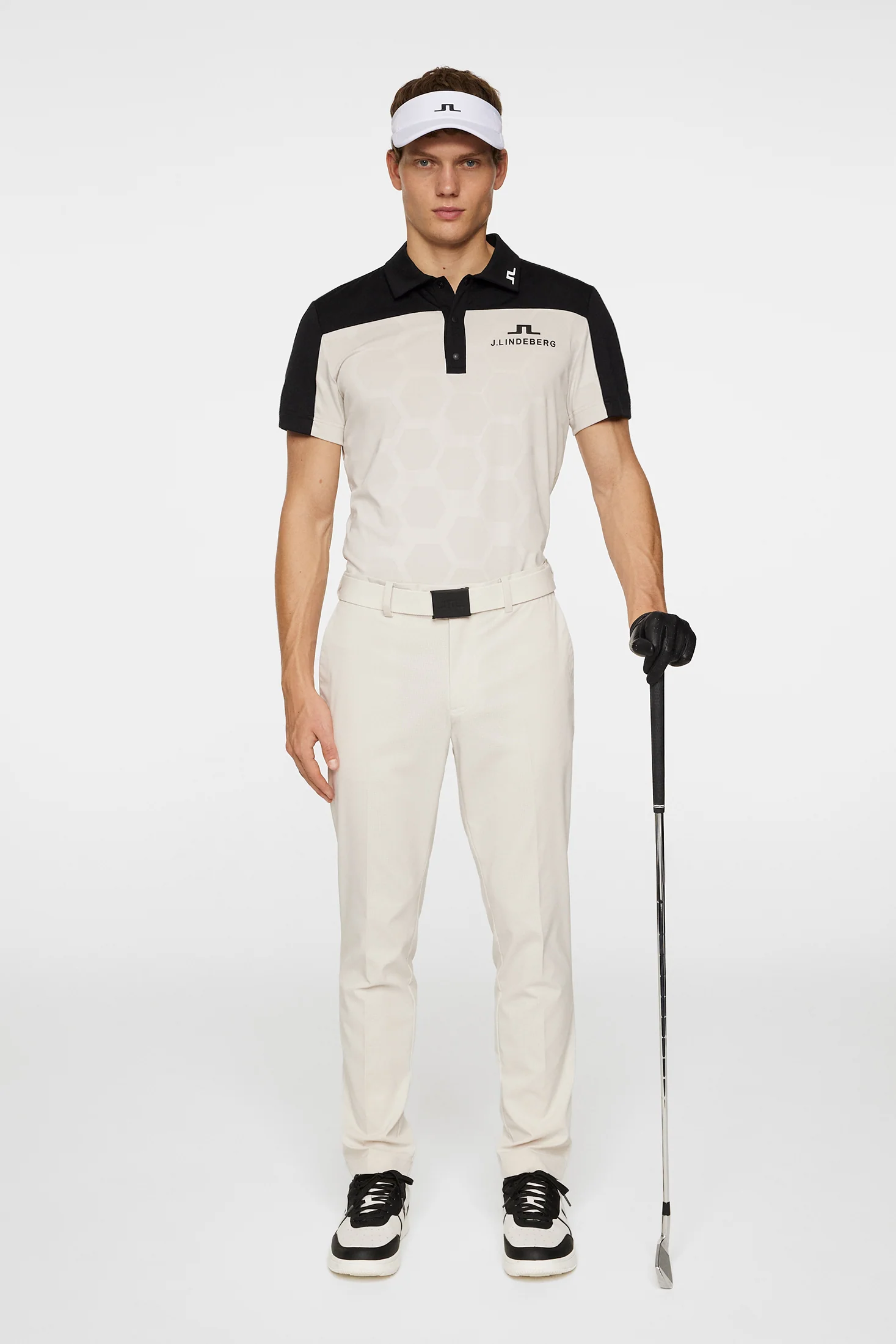 Anders Tour Mesh Slim Fit Polo / Black - Image 4
