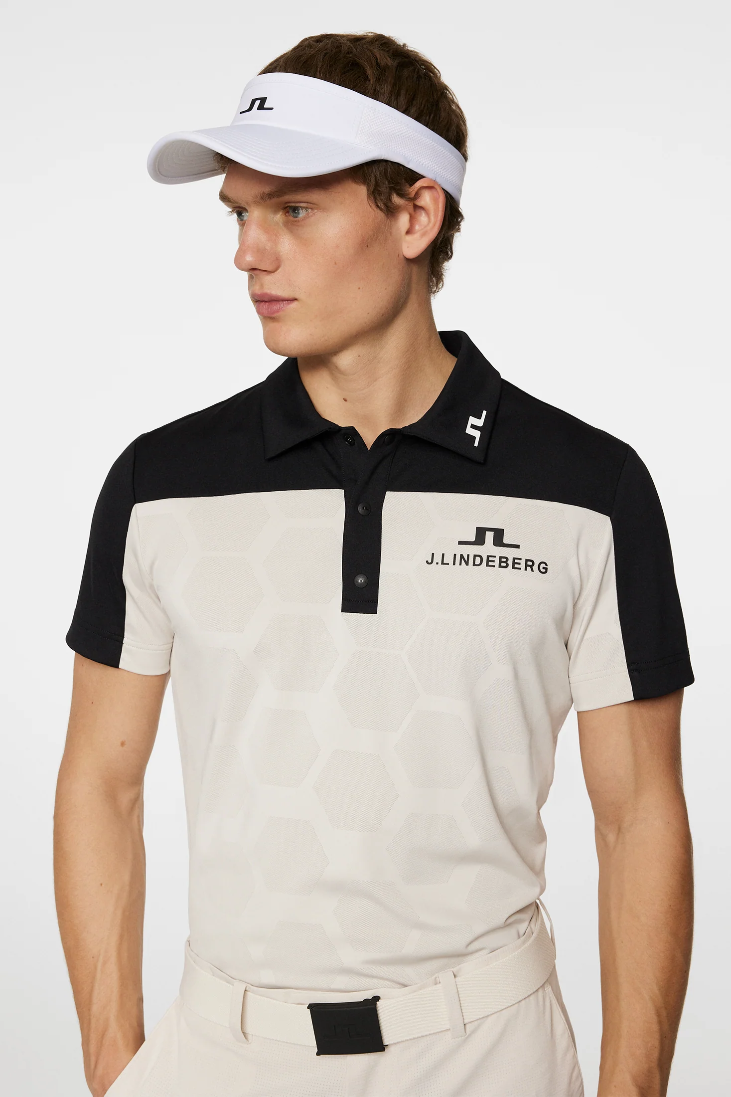 Anders Tour Mesh Slim Fit Polo / Black - Image 5