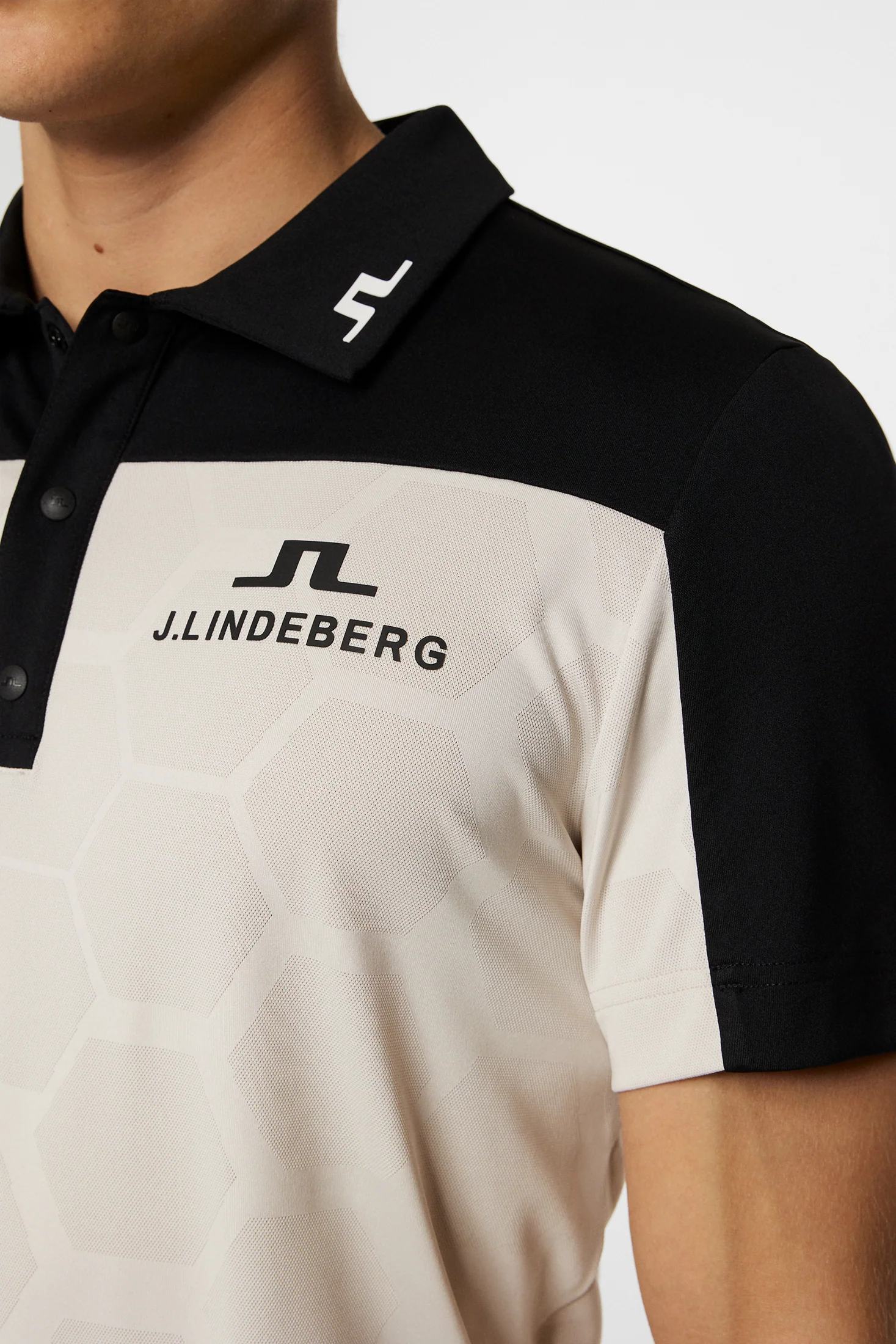 Anders Tour Mesh Slim Fit Polo / Black - Image 6