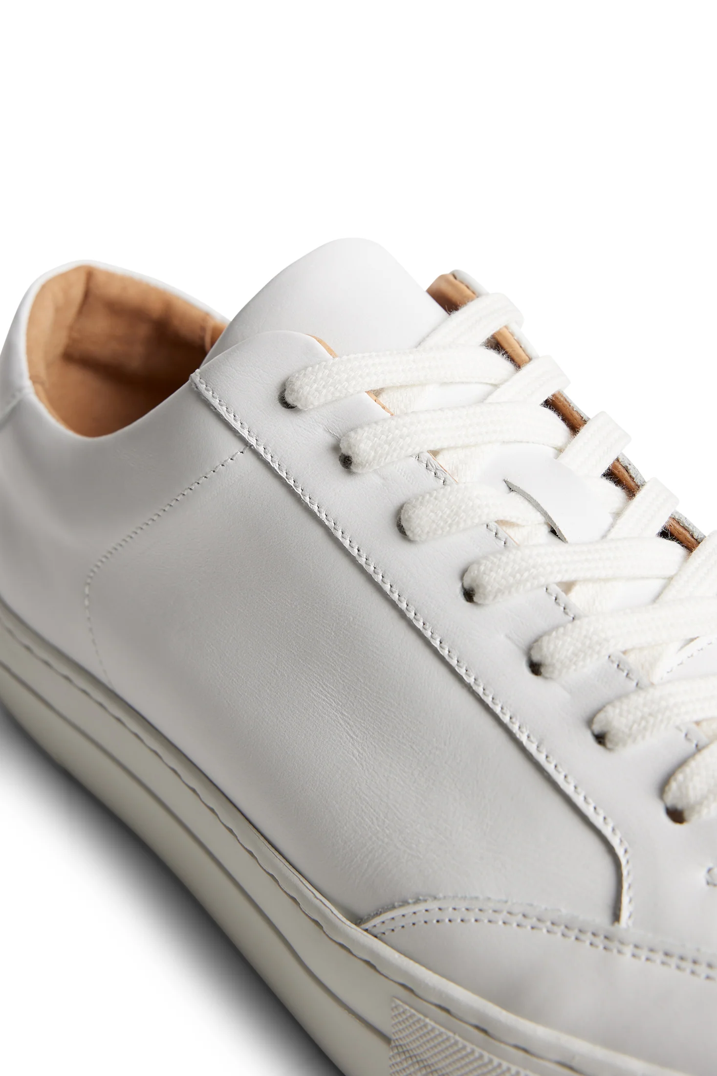 Art Signature Leather Sneaker / White - Image 5
