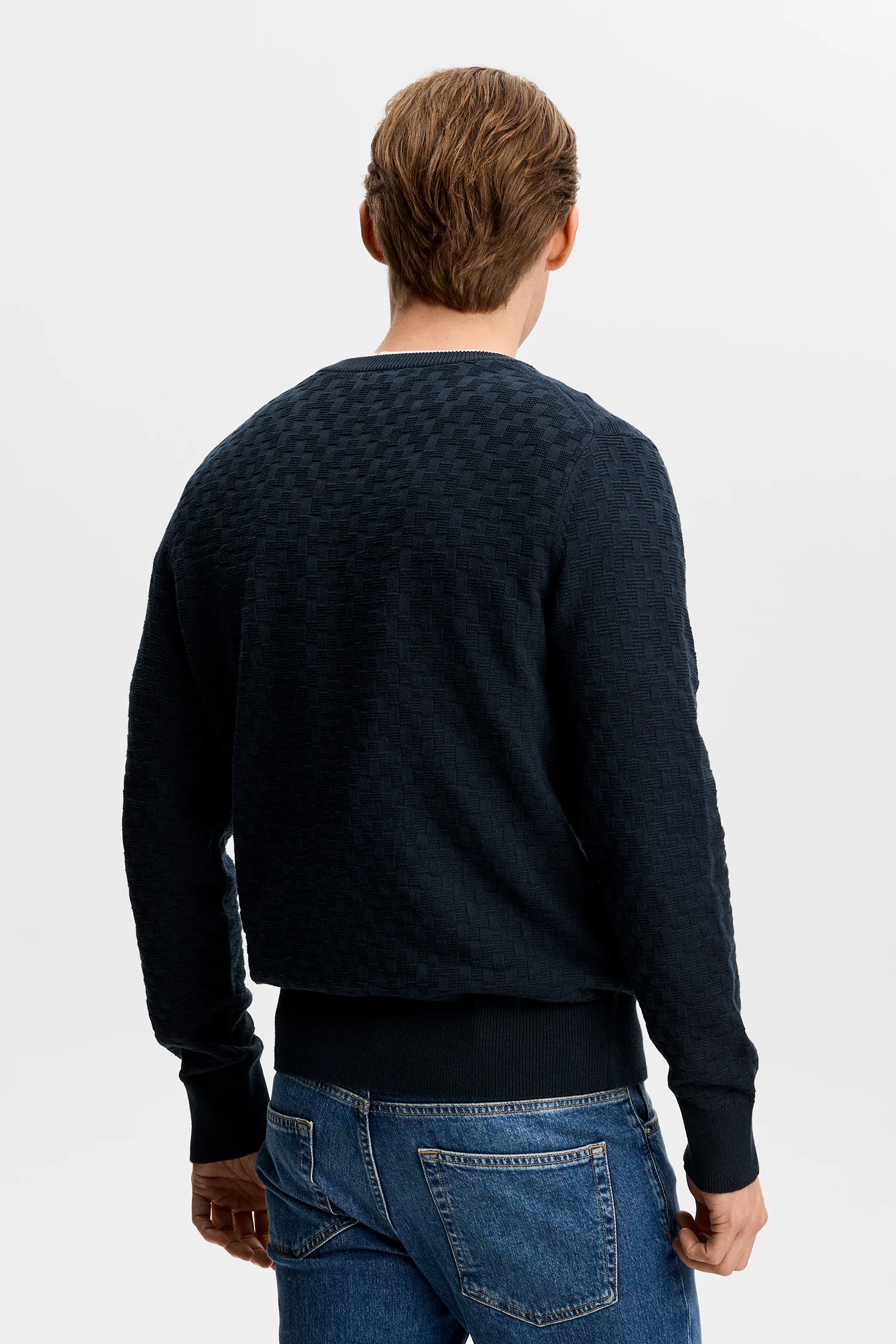 Arthur Knit Org Cotton / JL Navy - Image 3