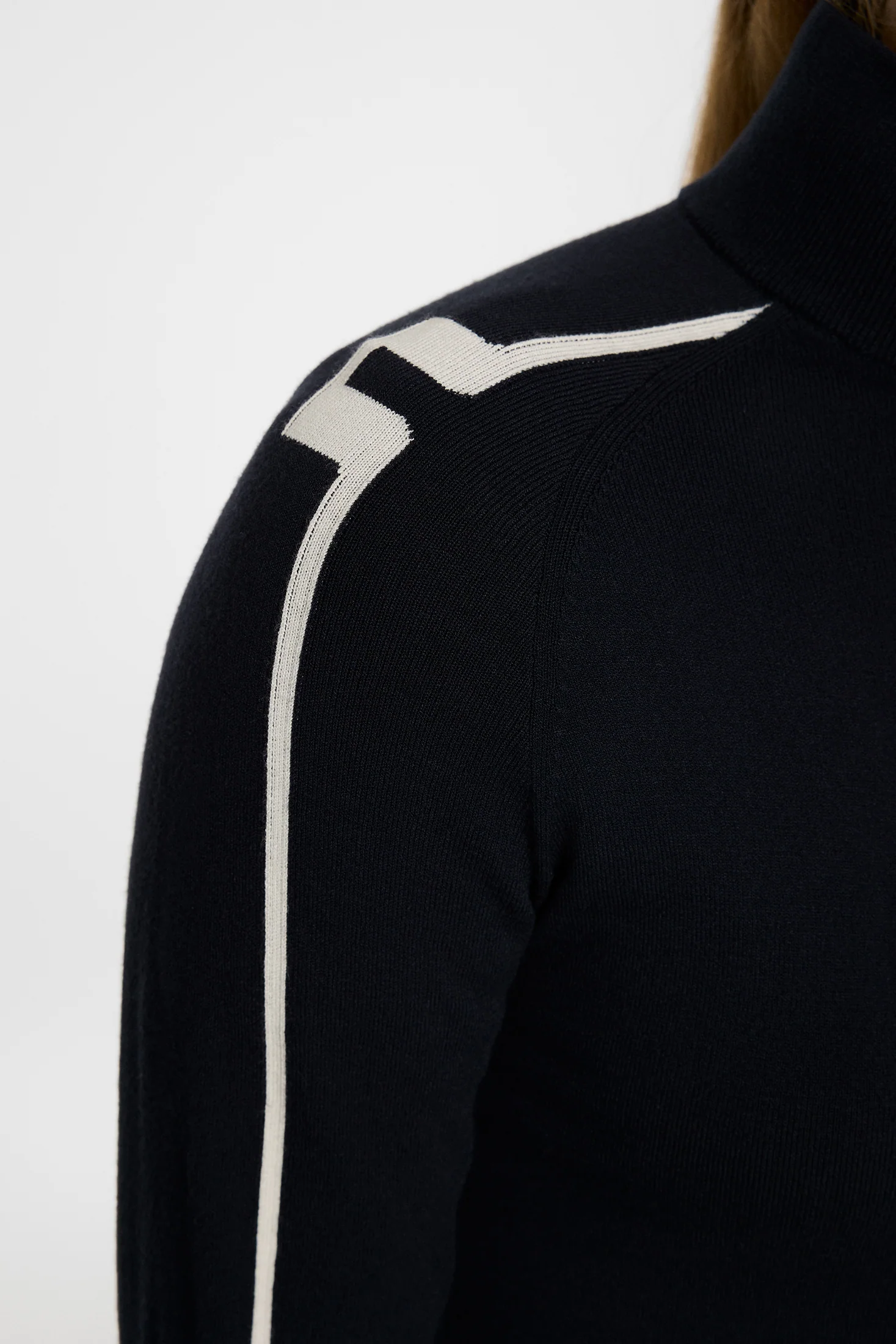 Aubree Knitted Zip Sweater / JL Navy - Image 6