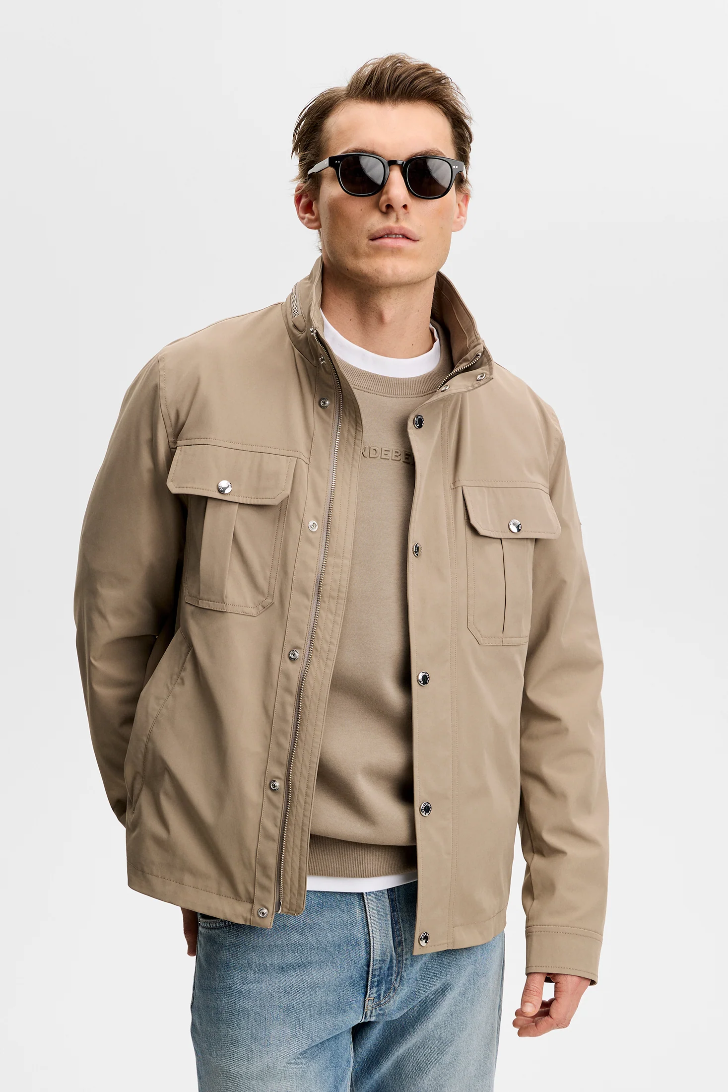Bailey Recy Poly Jacket / Brindle - Image 2