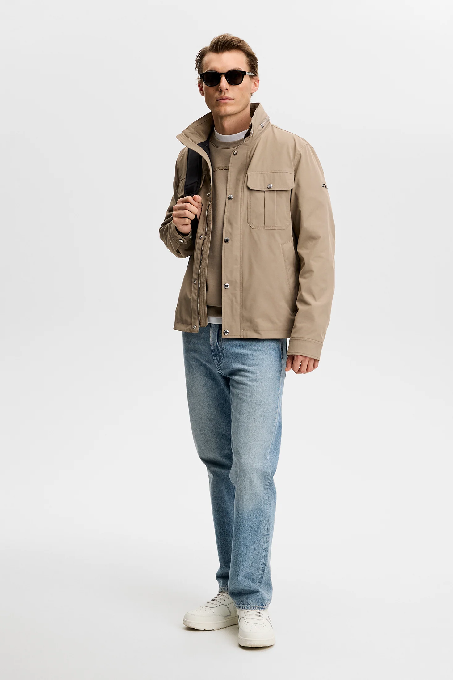 Bailey Recy Poly Jacket / Brindle - Image 4