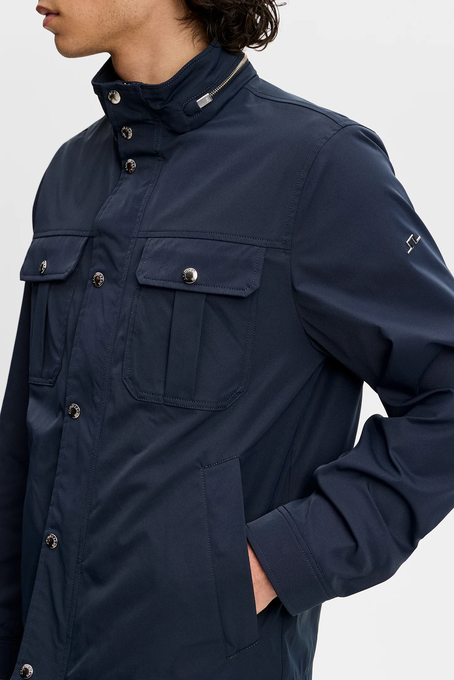 Bailey Recy Poly Jacket / JL Navy - Image 5