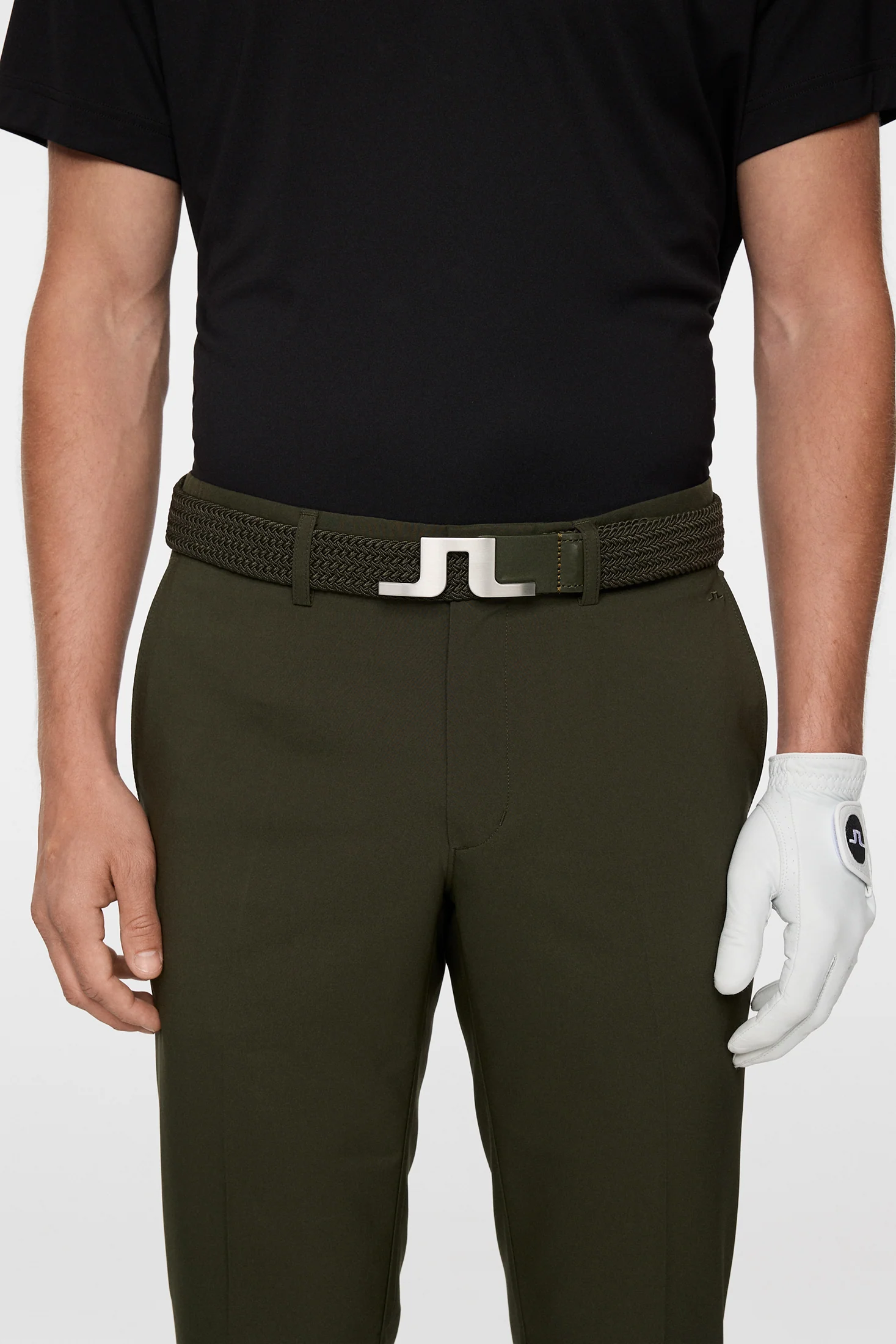 Berry Elastic Belt / Forest Green - Image 2