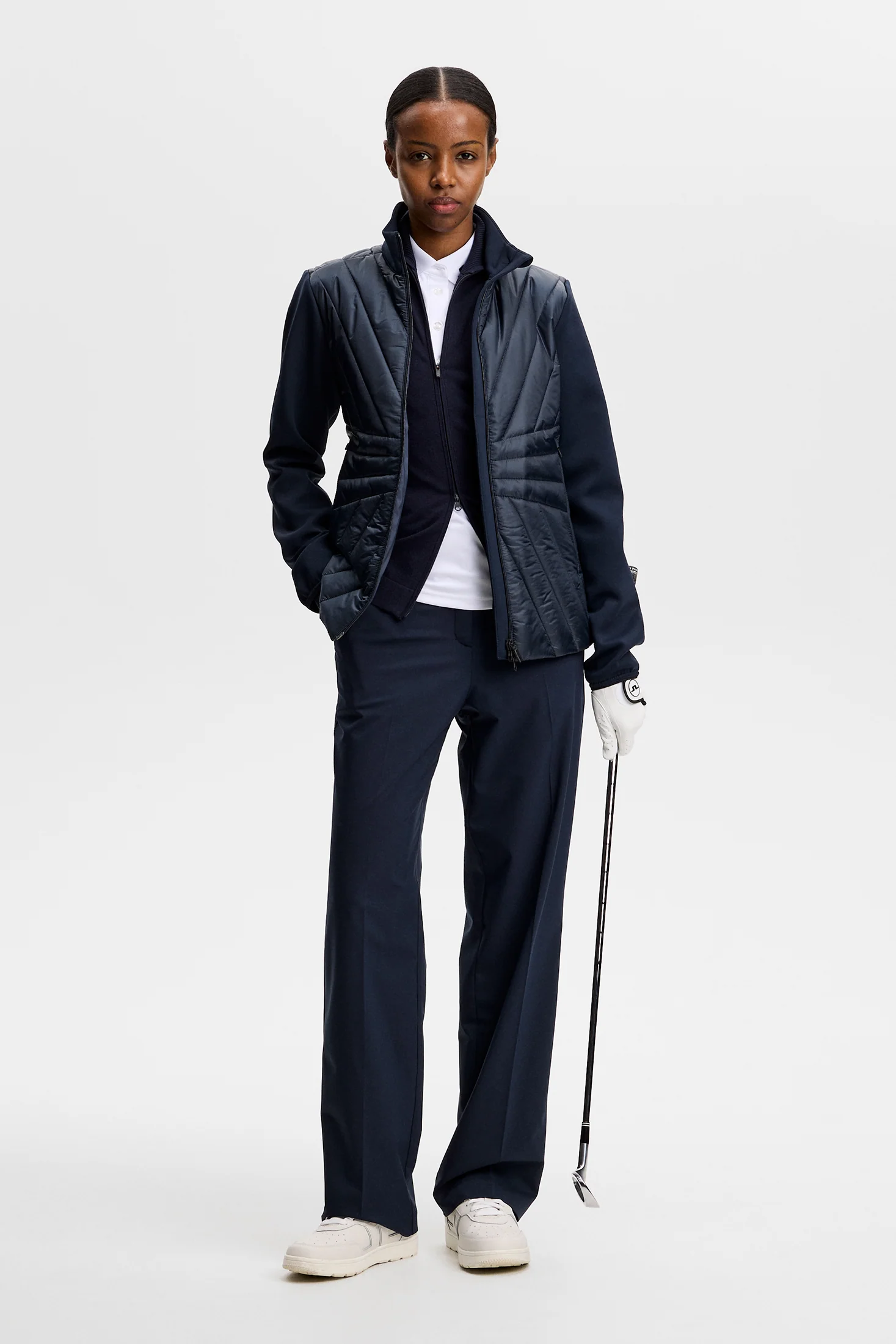 Bianca Knitted Zip Sweater / JL Navy - Image 5