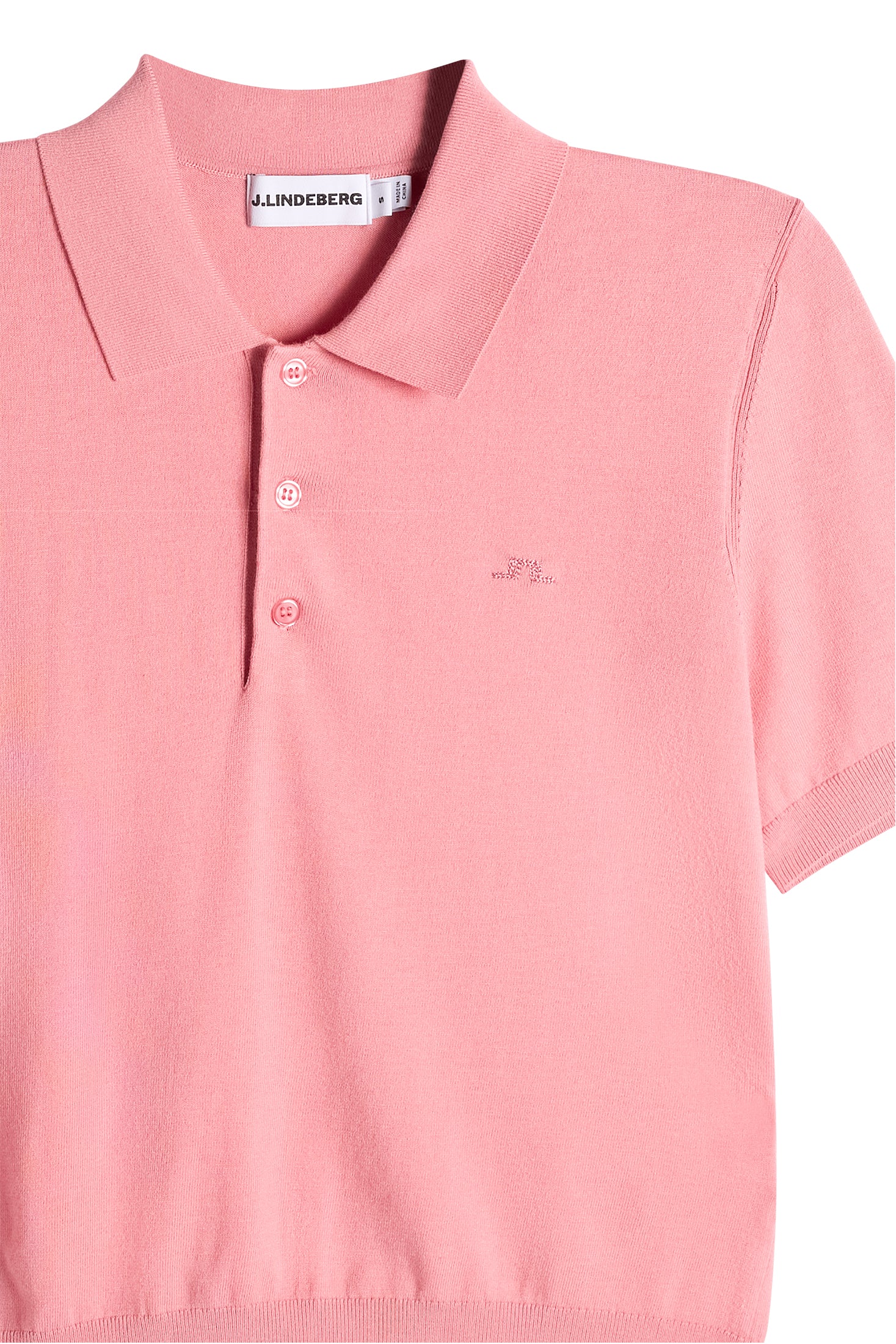 Blake SS Knit Polo / Flamingo Plume - Image 2