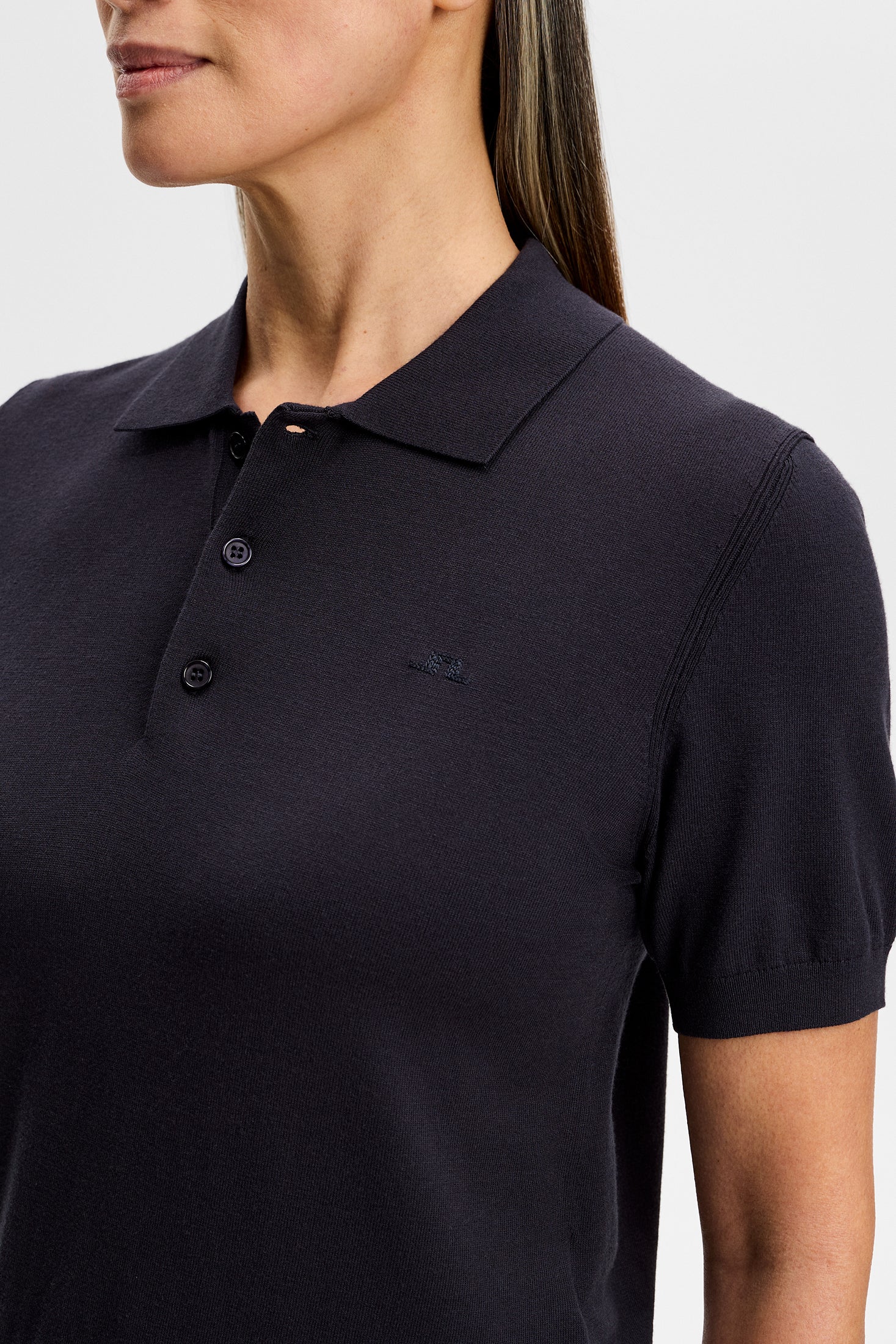 Blake SS Knit Polo / JL Navy - Image 5