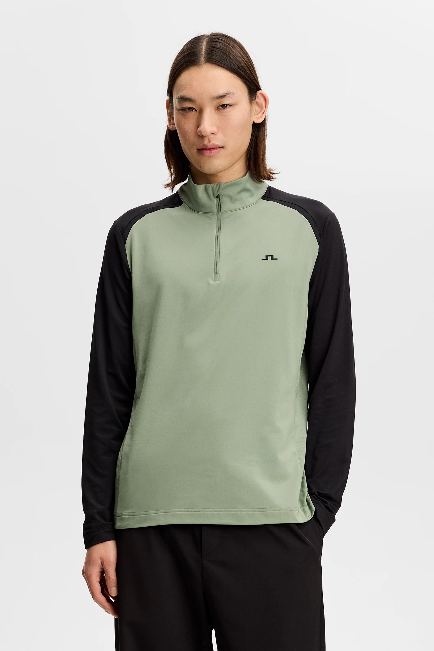 Blake Zip Mid Layer / Hedge Green - Image 2