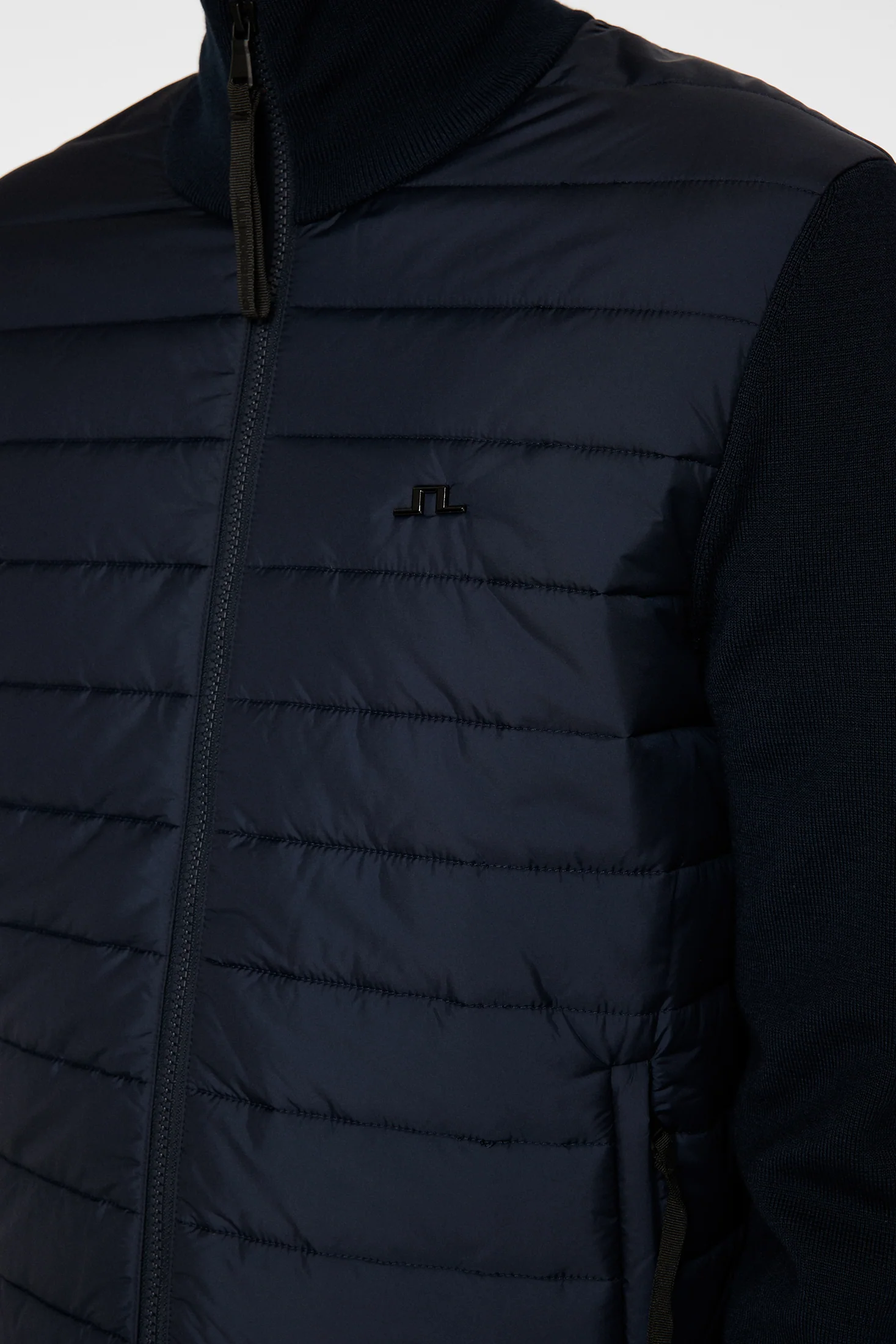 Bodie Knitted Hybrid Jacket / JL Navy - Image 6
