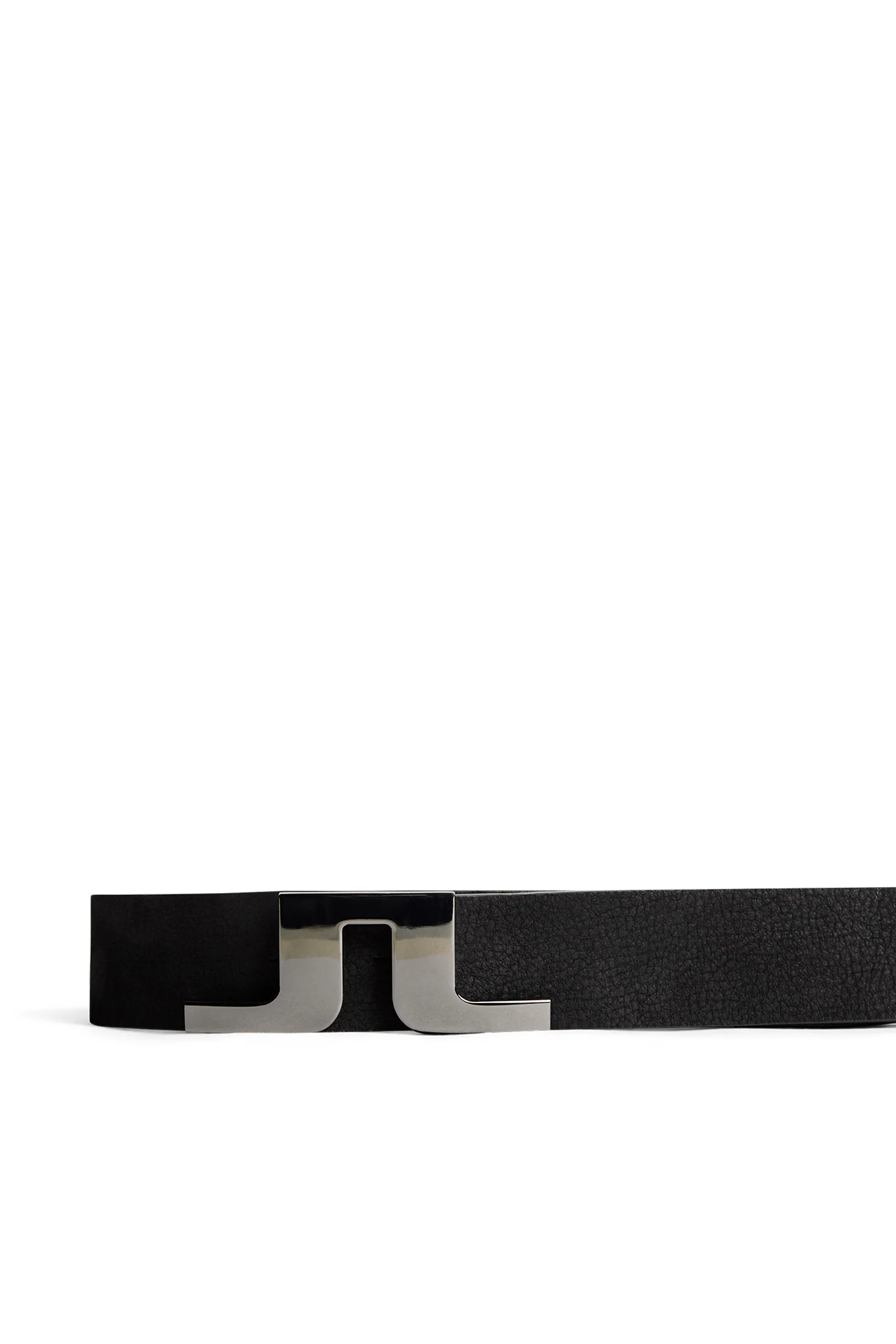 Bridger Nubuck Leather Belt / Black - Image 4