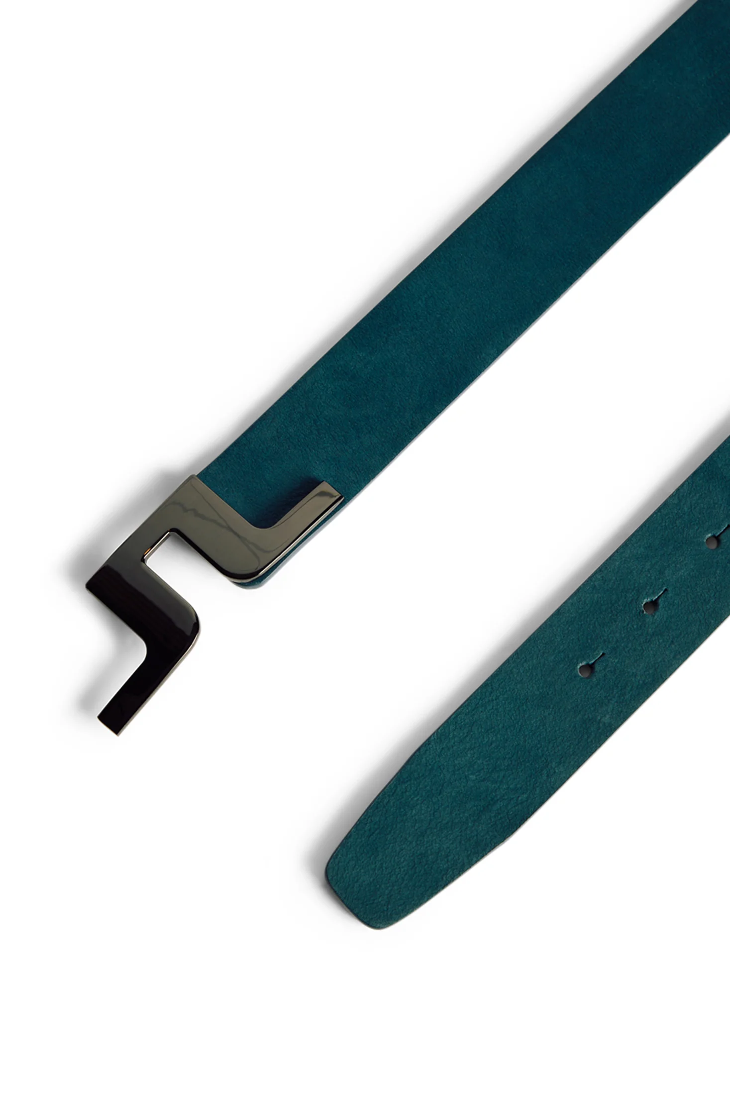 Bridger Nubuck Leather Belt / Vintage Indigo - Image 3