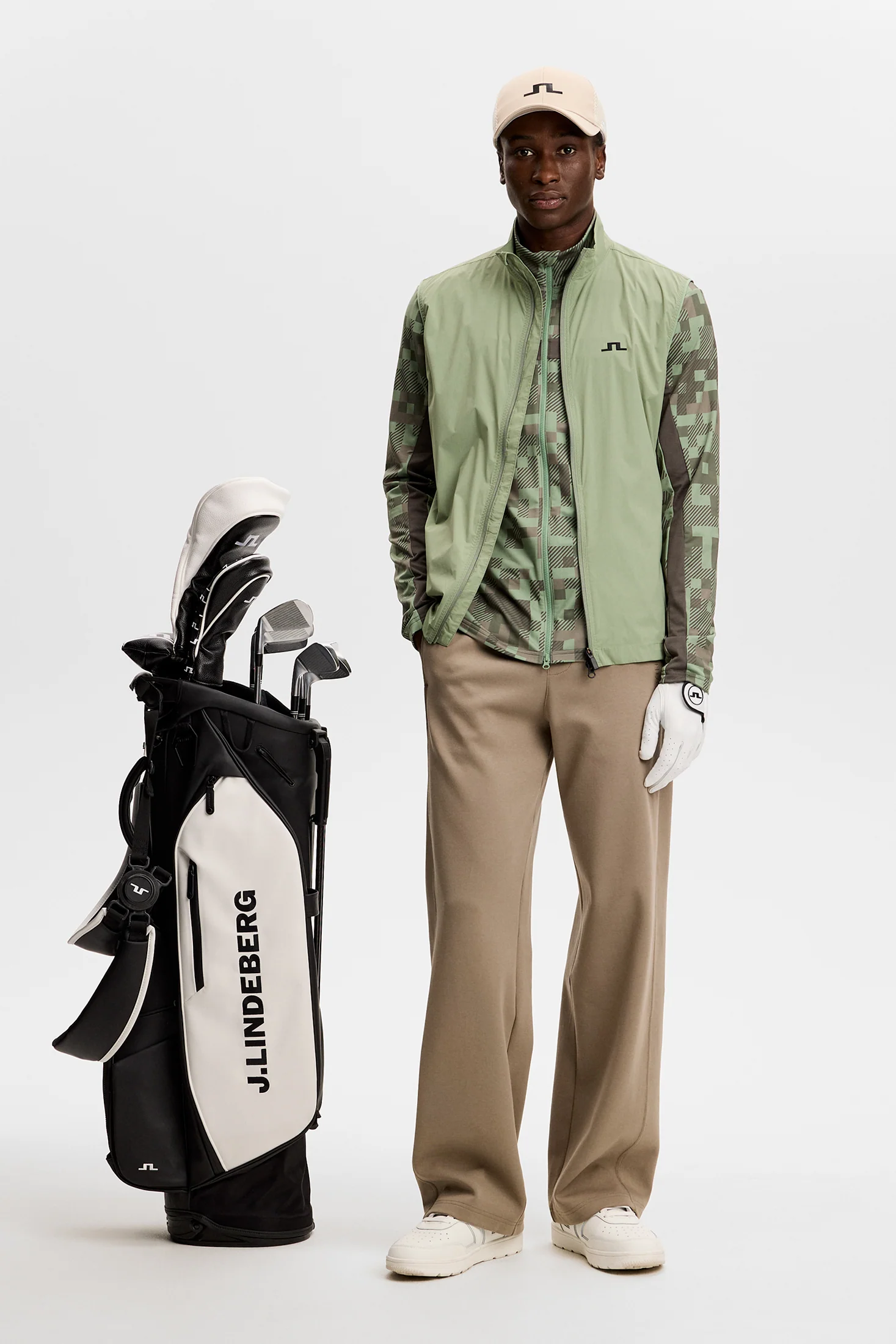 Bridger Tour Print Mid Layer / Tour 26 Tonal Green L - Image 4