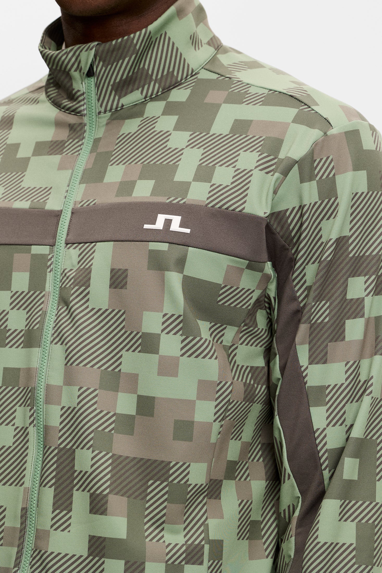 Bridger Tour Print Mid Layer / Tour 26 Tonal Green L - Image 5